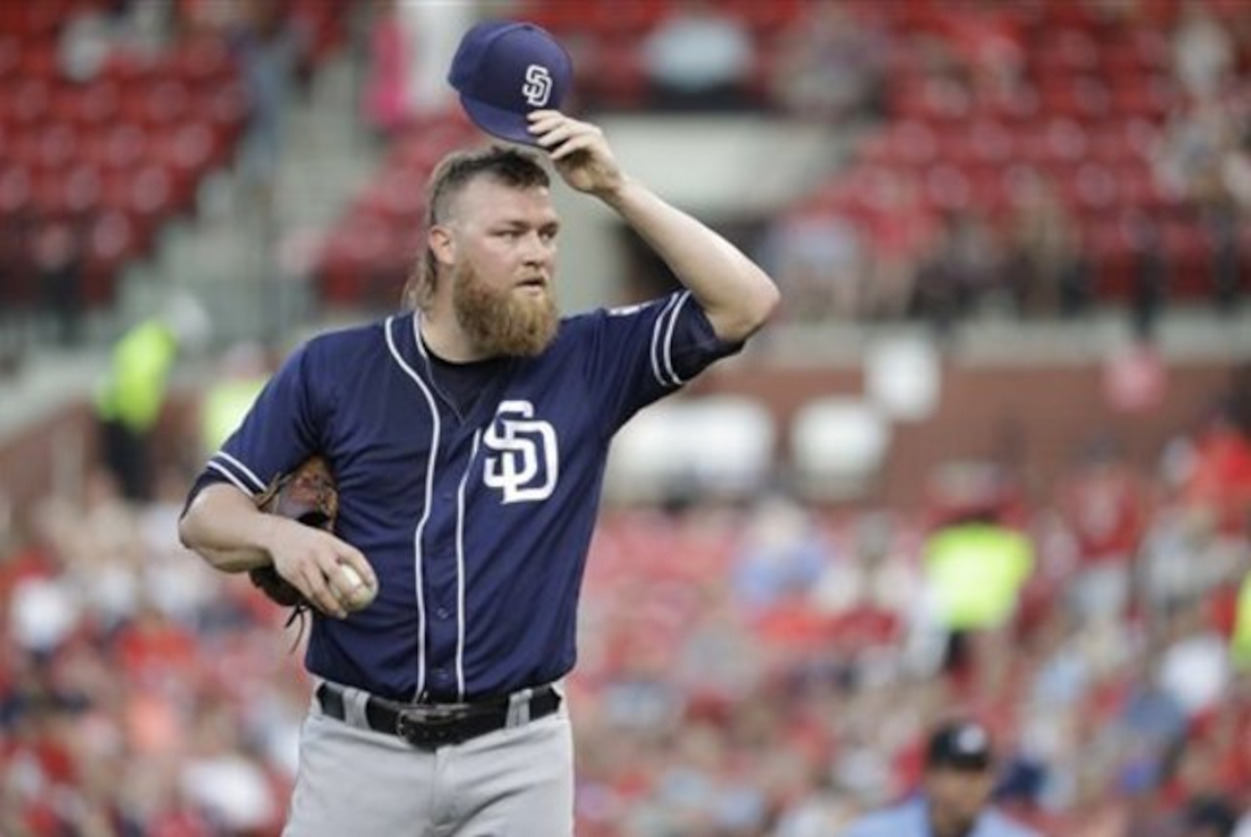 San Diego pitcher Andrew Cashner