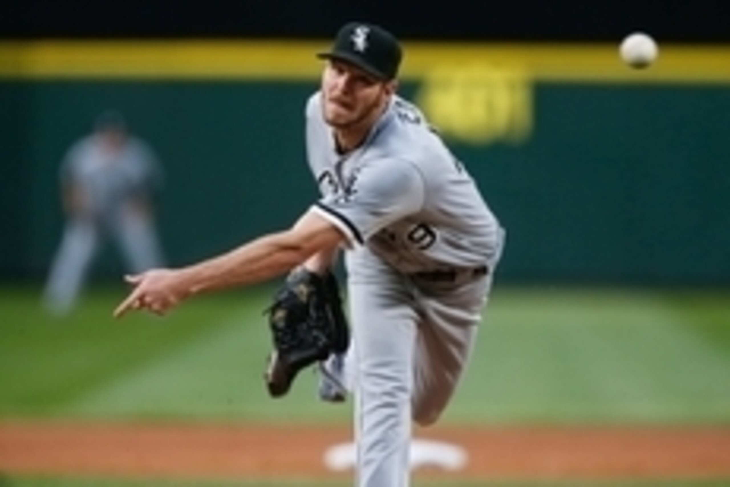 Jul 18, 2016; Seattle, WA, USA; Chicago White Sox starting pitcher Chris Sale (49) throws against the Seattle Mariners during the fifth inning at Safeco Field. Seattle defeated Chicago, 4-3. Mandatory Credit: Joe Nicholson-USA TODAY Sports