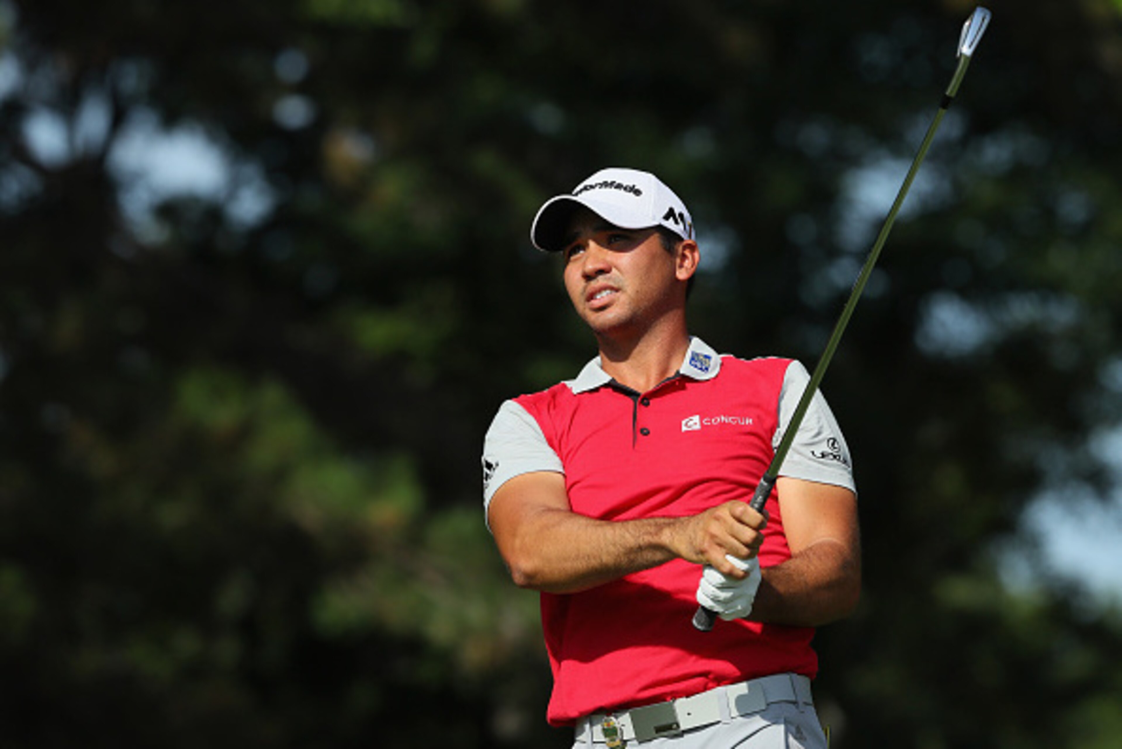 SPRINGFIELD, NJ - JULY 28:  Jason Day of Australia plays his shot from the 12th tee during the first round of the 2016 PGA Championship at Baltusrol Golf Club on July 28, 2016 in Springfield, New Jersey.  (Photo by Andrew Redington/Getty Images)