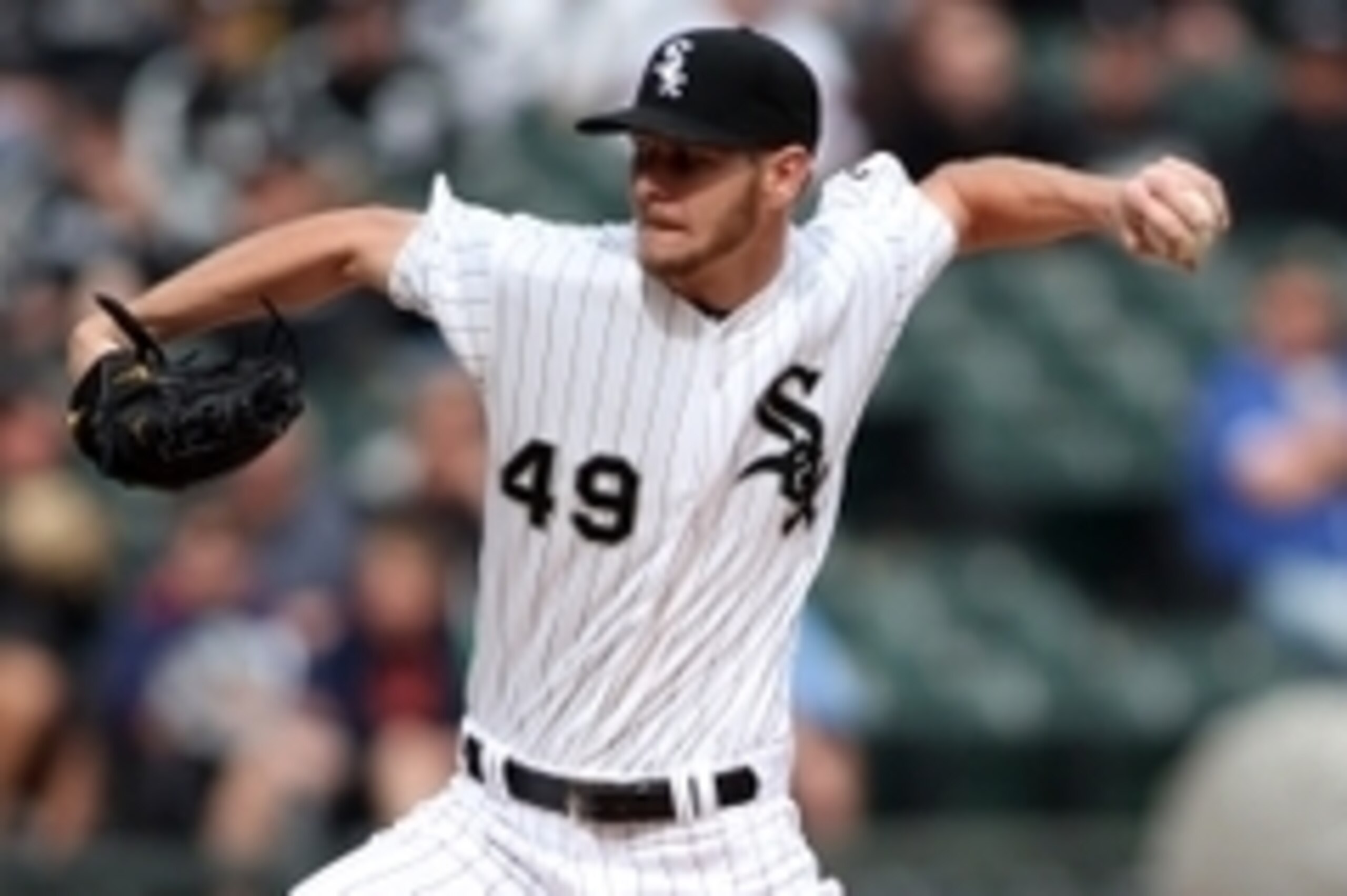 Mar 31, 2014; Chicago, IL, USA; Chicago White Sox starting pitcher Chris Sale throws a pitch against the Minnesota Twins in the first inning of an opening day baseball game at U.S Cellular Field. Mandatory Credit: Jerry Lai-USA TODAY Sports Mar 31, 2014; Chicago, IL, USA; Chicago White Sox starting pitcher Chris Sale throws a pitch against the Minnesota Twins in the first inning of an opening day baseball game at U.S Cellular Field. Mandatory Credit: Jerry Lai-USA TODAY Sports
