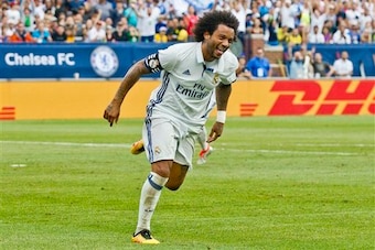 Marcelo scored twice for Real on Saturday.