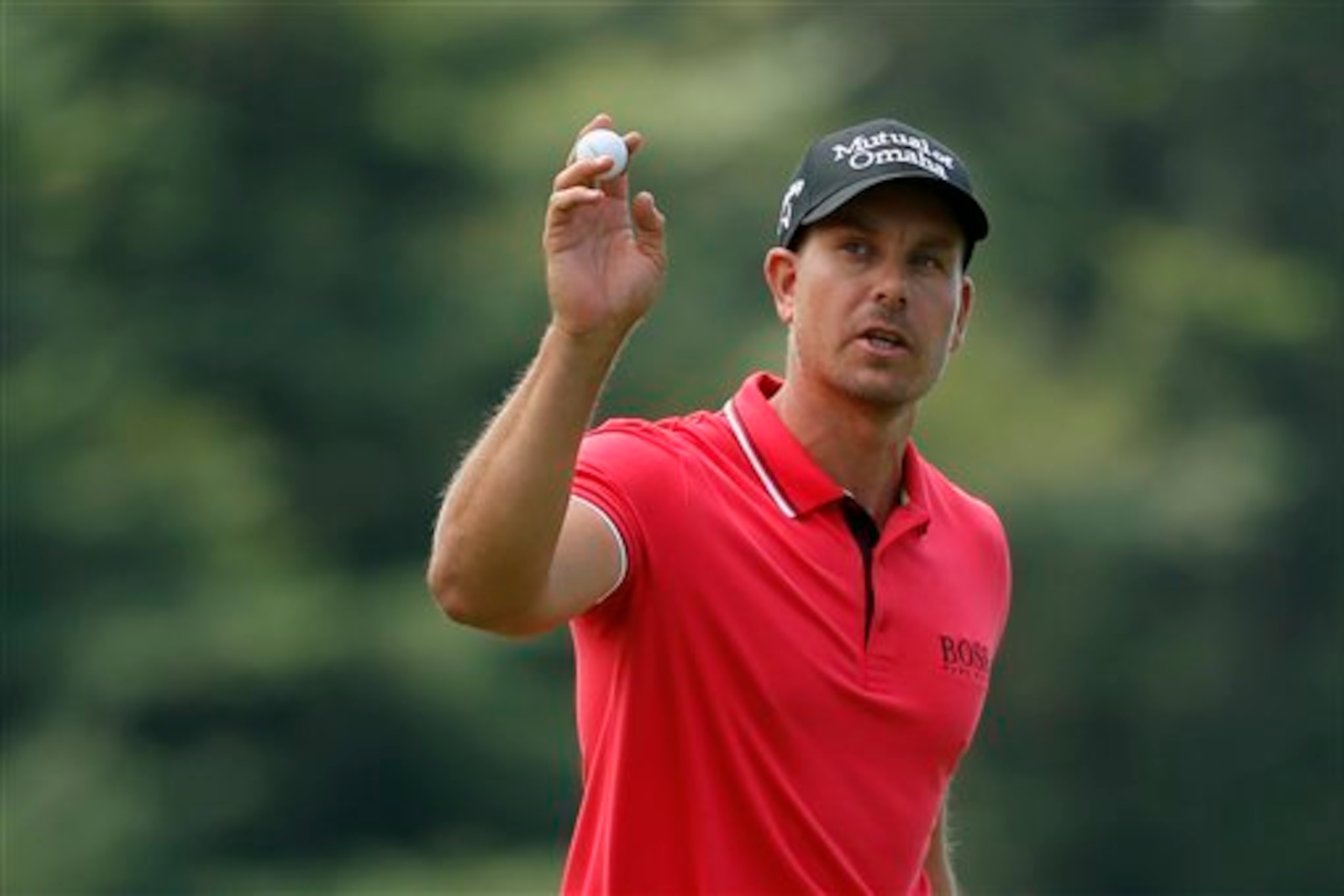Henrik Stenson is attempting to win his second major championship of the year. Henrik Stenson is attempting to win his second major championship of the year.