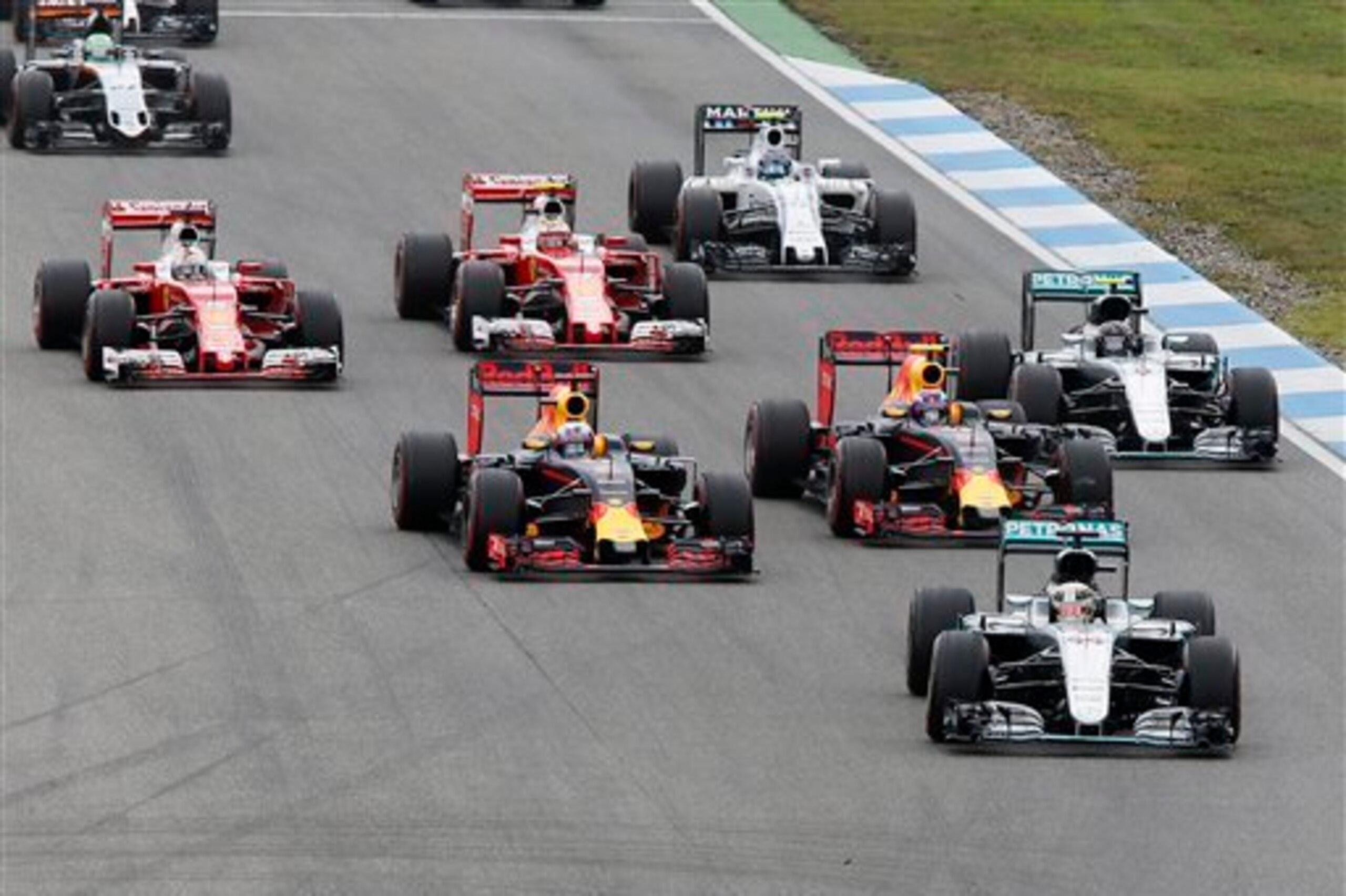 Rosberg was left standing off the start line once again.