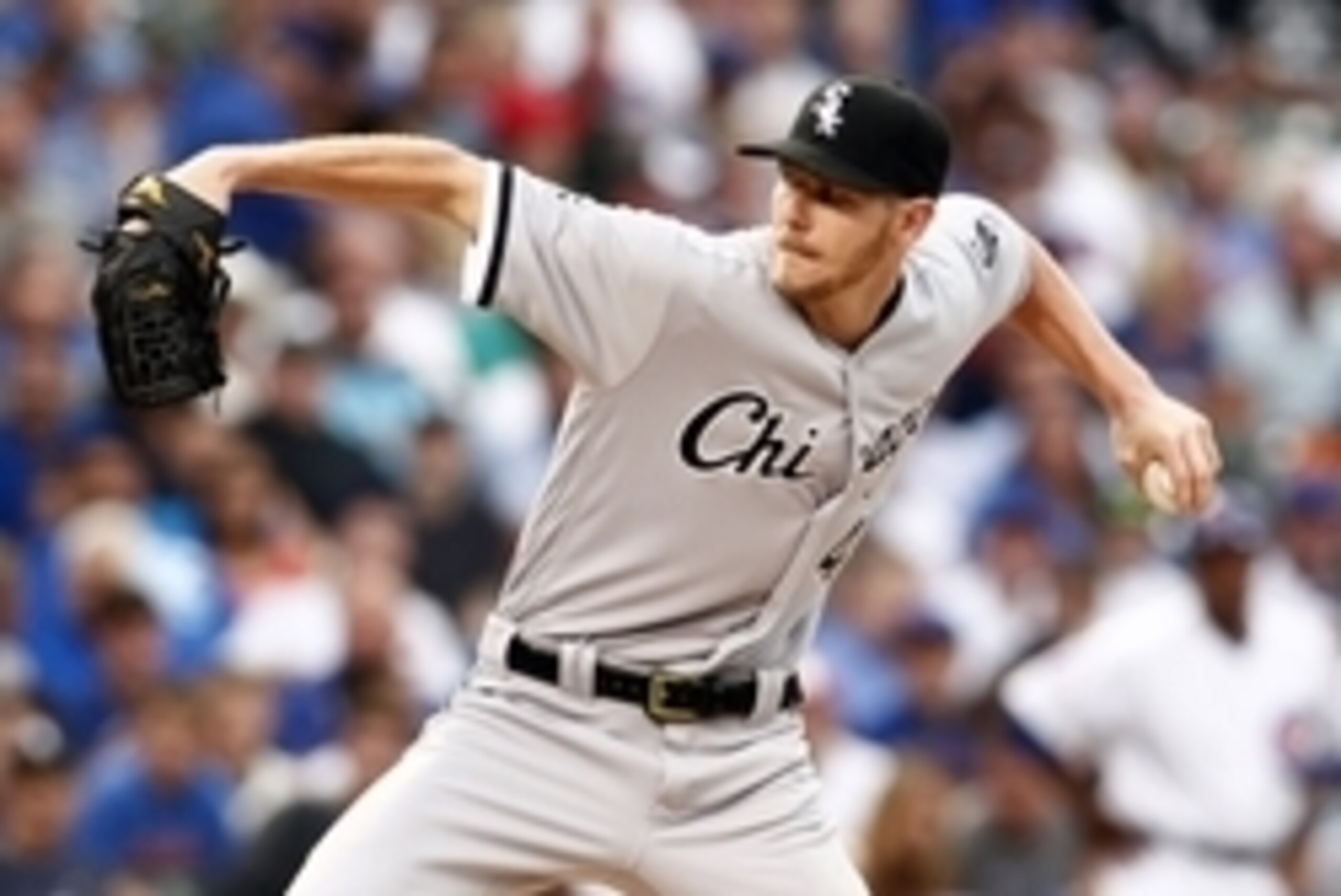 Jul 28, 2016; Chicago, IL, USA; (Editors note: Caption correction) Chicago White Sox starting pitcher Chris Sale delivers a pitch during the first inning of the game against the Chicago Cubs at Wrigley Field. Mandatory Credit: Caylor Arnold-USA TODAY Spor Jul 28, 2016; Chicago, IL, USA; (Editors note: Caption correction) Chicago White Sox starting pitcher Chris Sale delivers a pitch during the first inning of the game against the Chicago Cubs at Wrigley Field. Mandatory Credit: Caylor Arnold-USA TODAY Spor