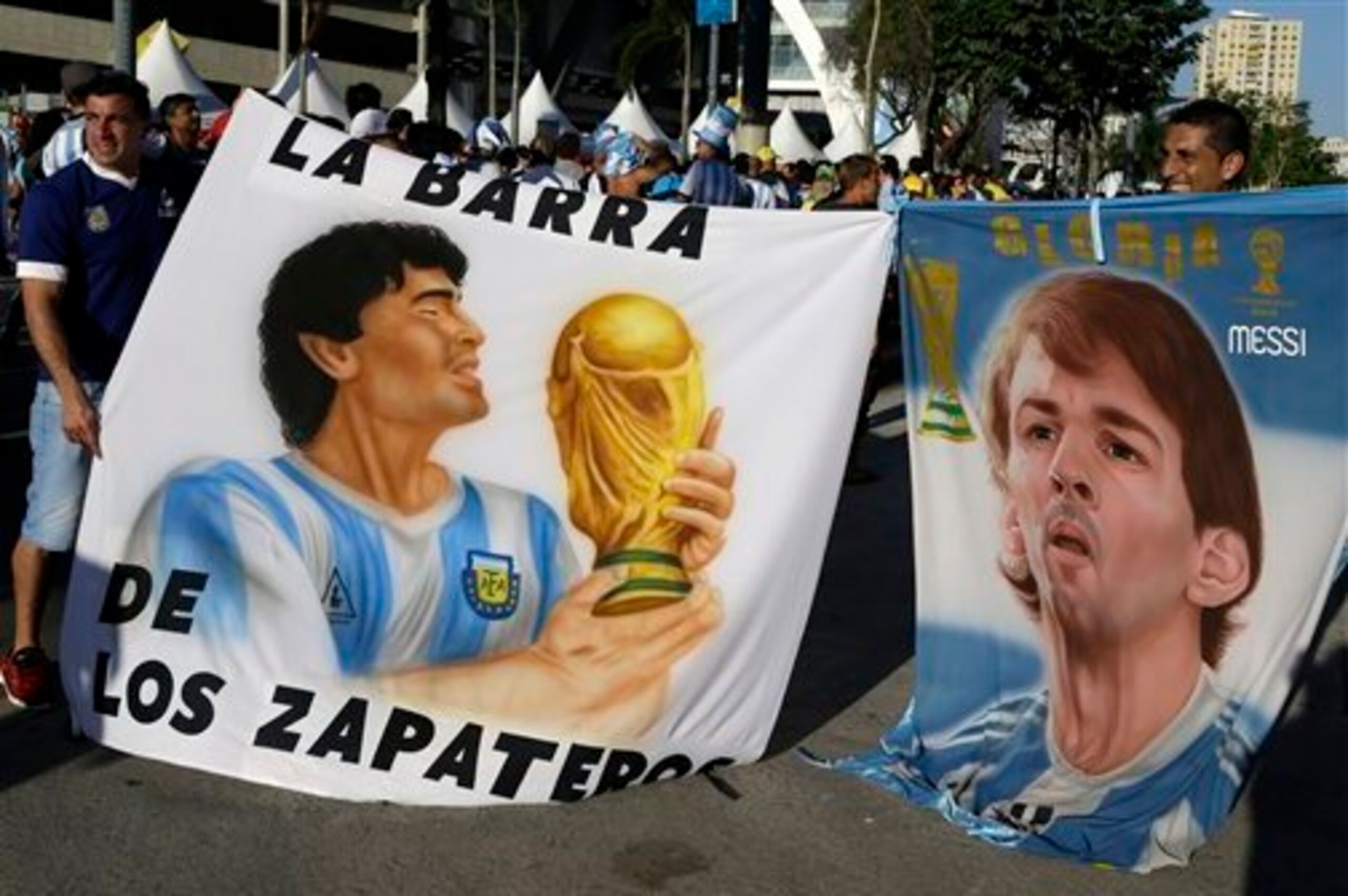 Messi's lack of international success will always give Maradona the edge. Messi's lack of international success will always give Maradona the edge.