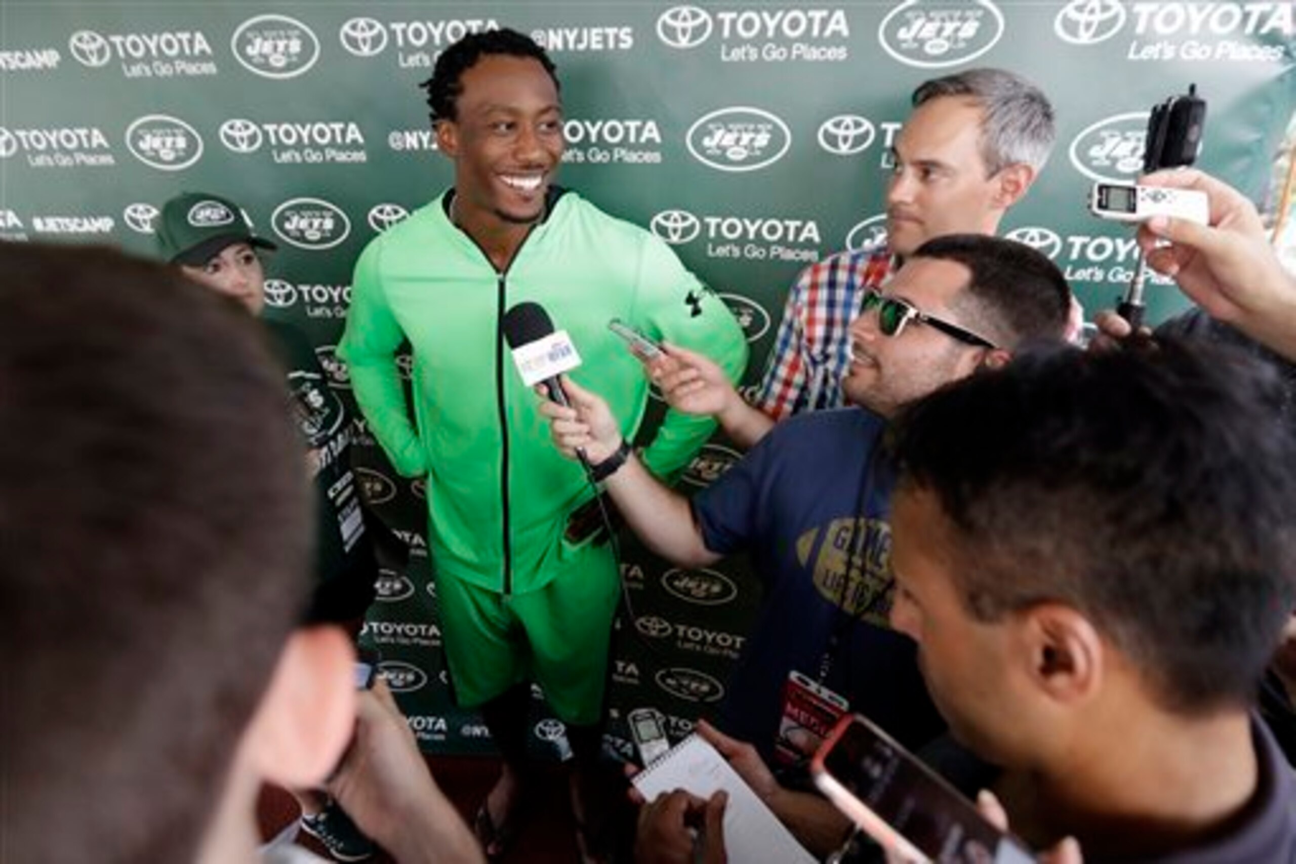 New York Jets wide receiver Brandon Marshall.