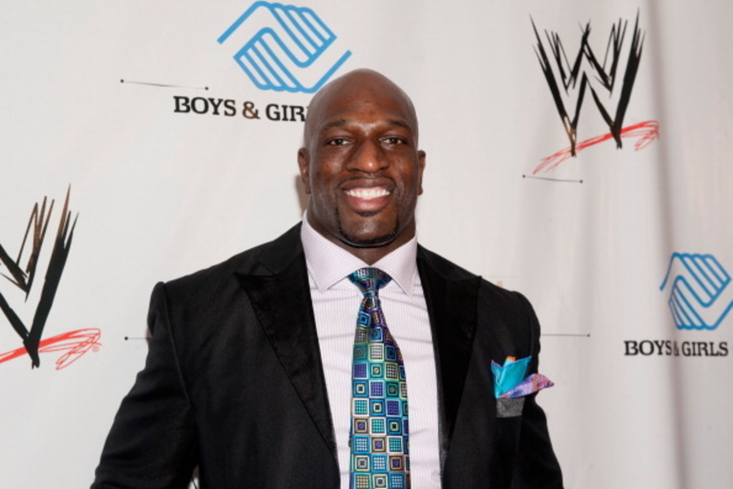 NEW ORLEANS, LA - APRIL 03:  Titus O'Neil attends WWE's 2014 SuperStars For Kids at the New Orleans Museum of Art on April 3, 2014 in New Orleans City.  (Photo by Erika Goldring/Getty Images)
