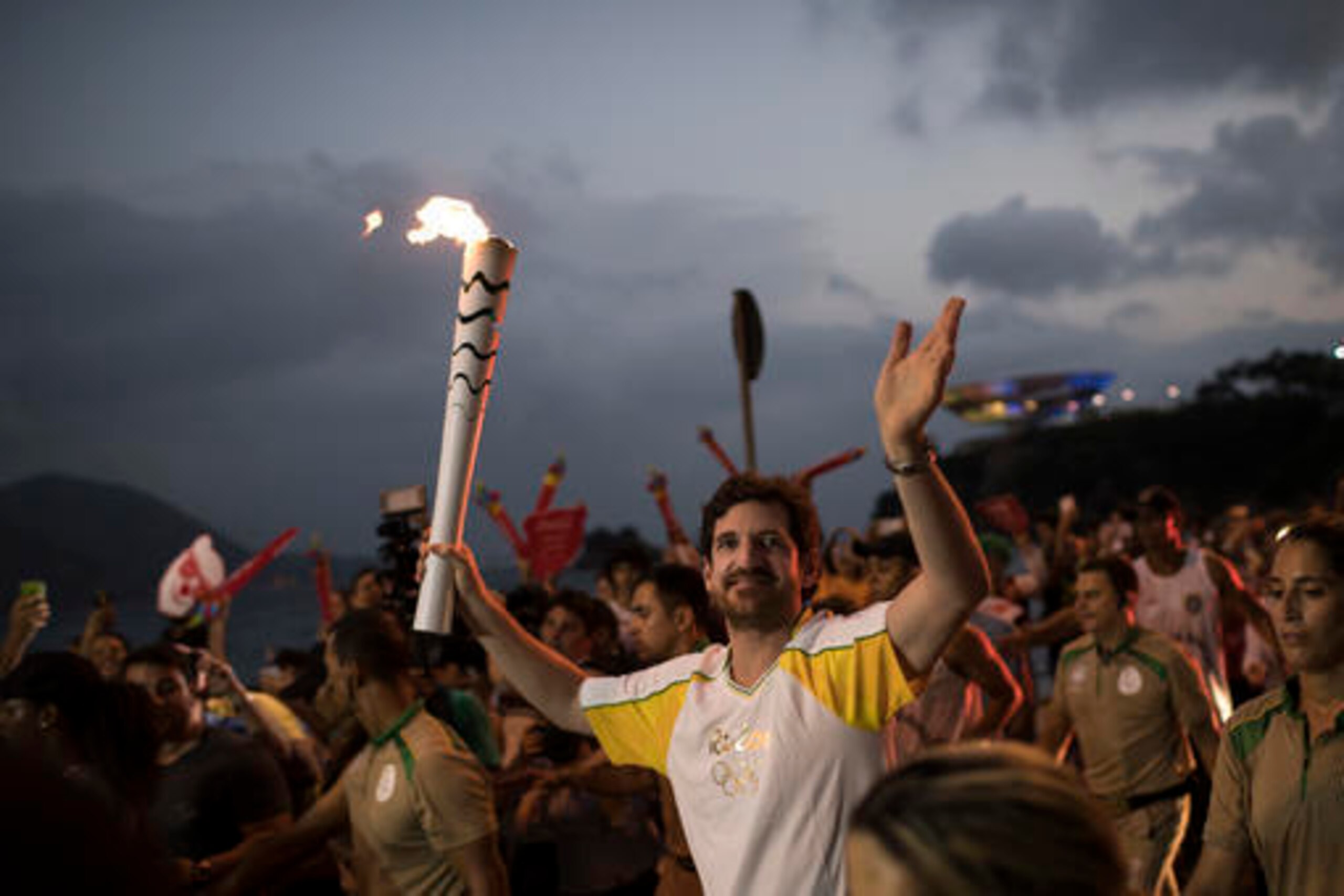 The Olympic torch relay has been a tradition since the 1936 Summer Olympics in Berlin.