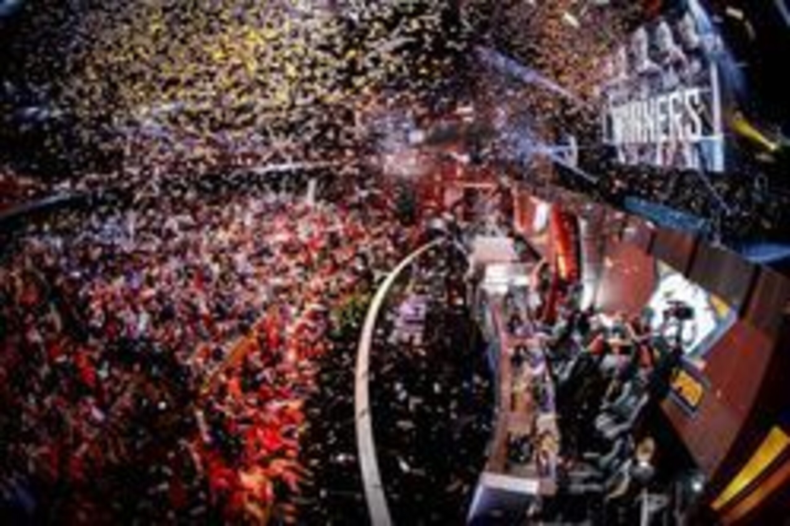 July 30, 2016; Atlanta, GA, USA; Virtus Pro celebrates after winning the ELEAGUE season one championship game at Cobb Energy Performing Arts Centre. Mandatory Credit: Edward M. Pio Roda/Turner Sports via USA TODAY Sports