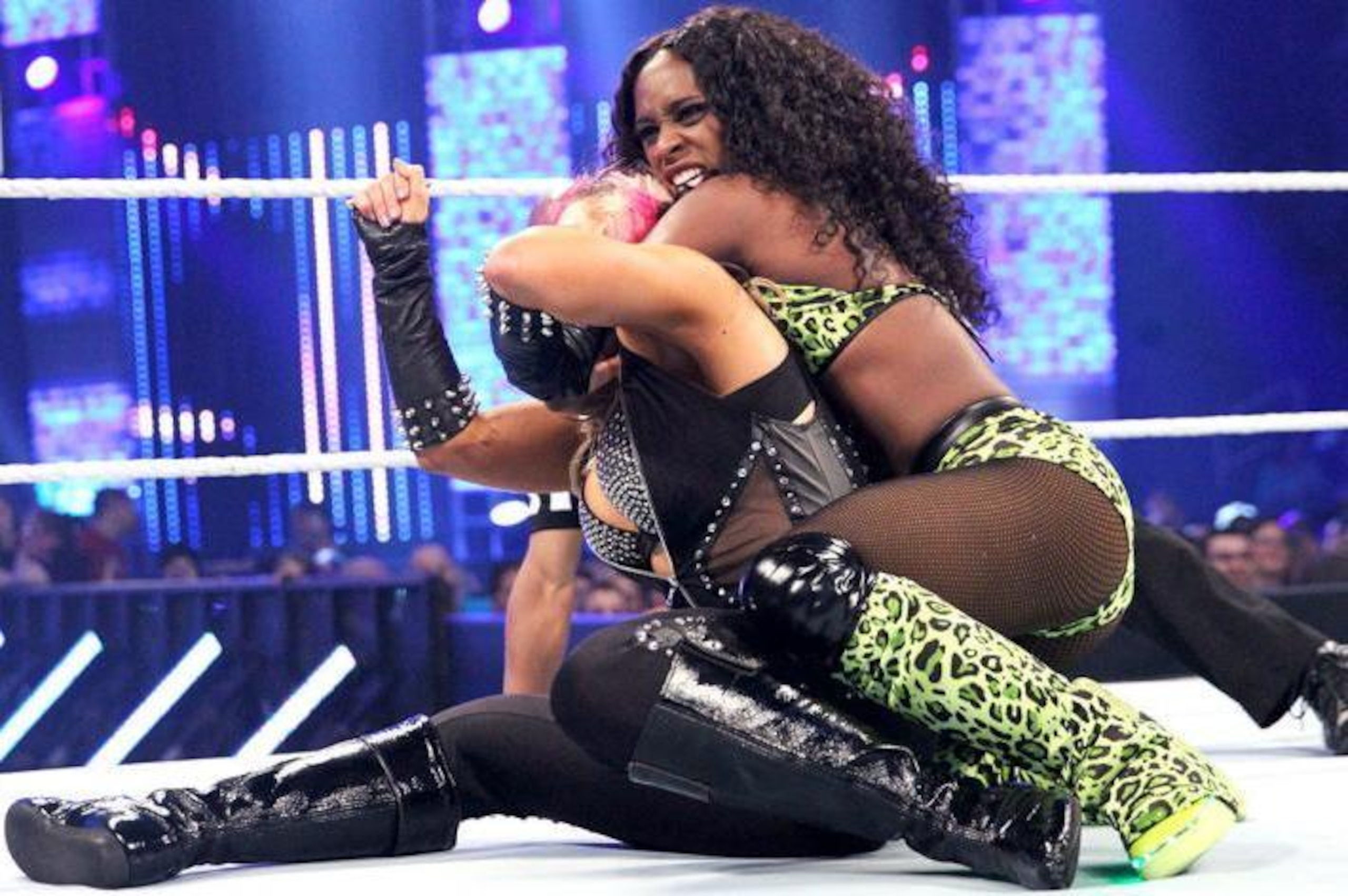 Naomi in control of Natayla.