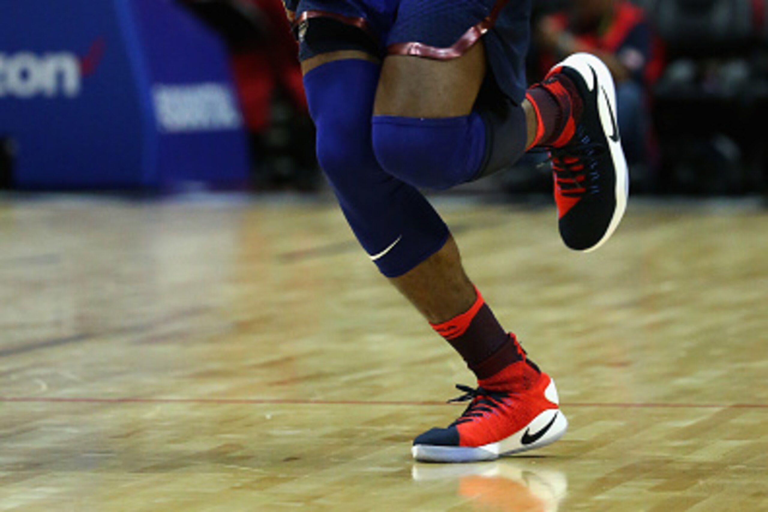 LOS ANGELES, CA - JULY 24:  Paul George #13 of the United States dribbles upcourt against China during the second half of a USA Basketball showcase exhibition game at Staples Center on July 24, 2016 in Los Angeles, California.  (Photo by Sean M. Haffey/Ge