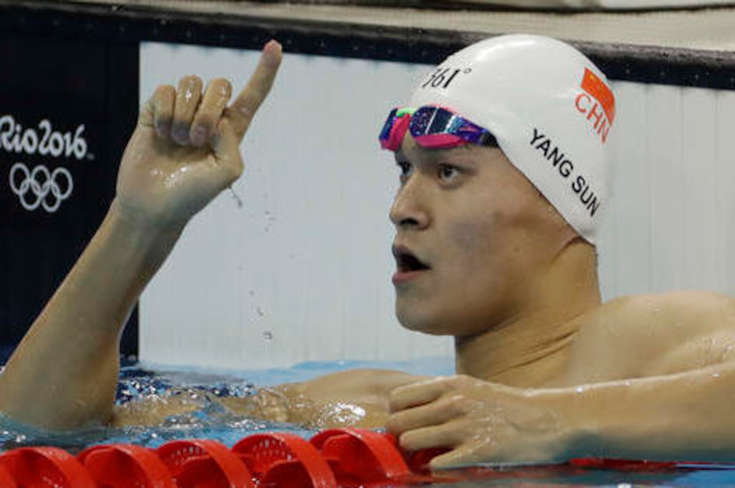 Chinese swimmer Sun Yang.
