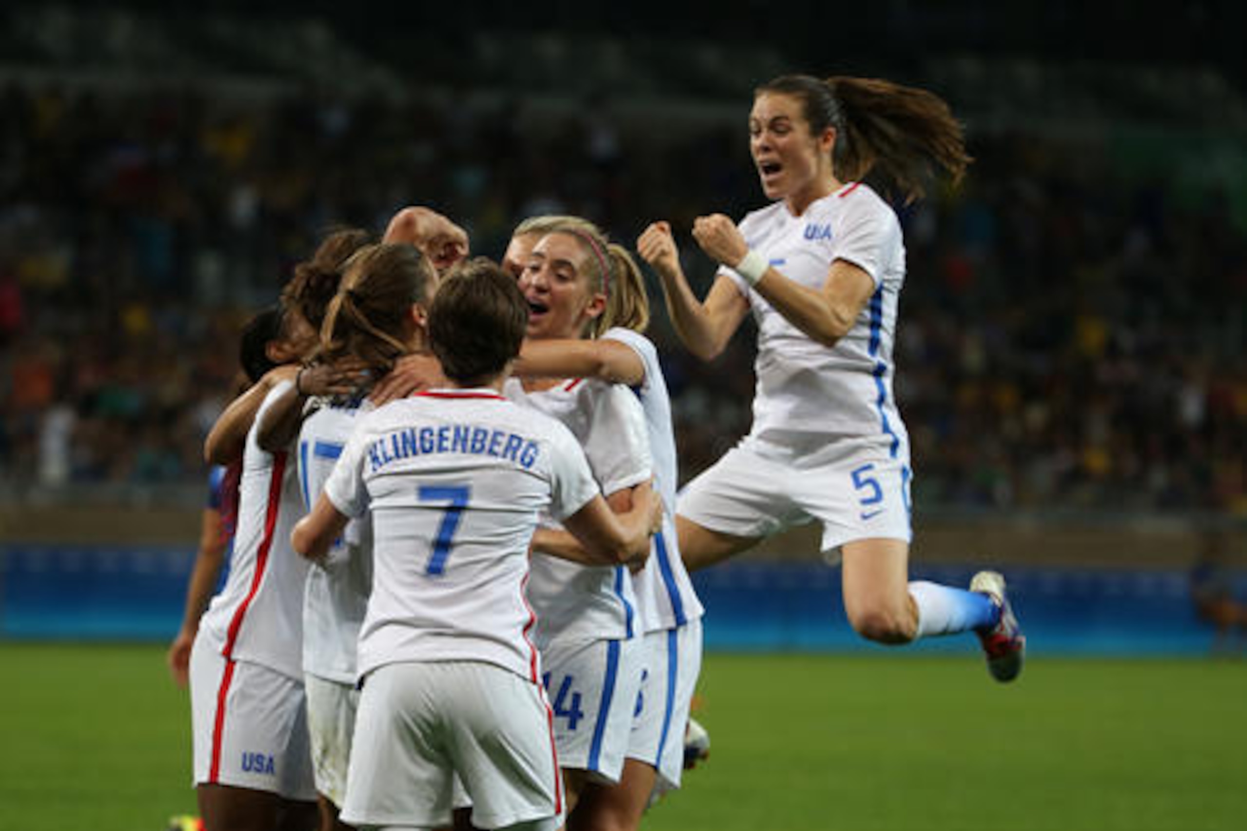 USA beat France 1-0 in their second game.