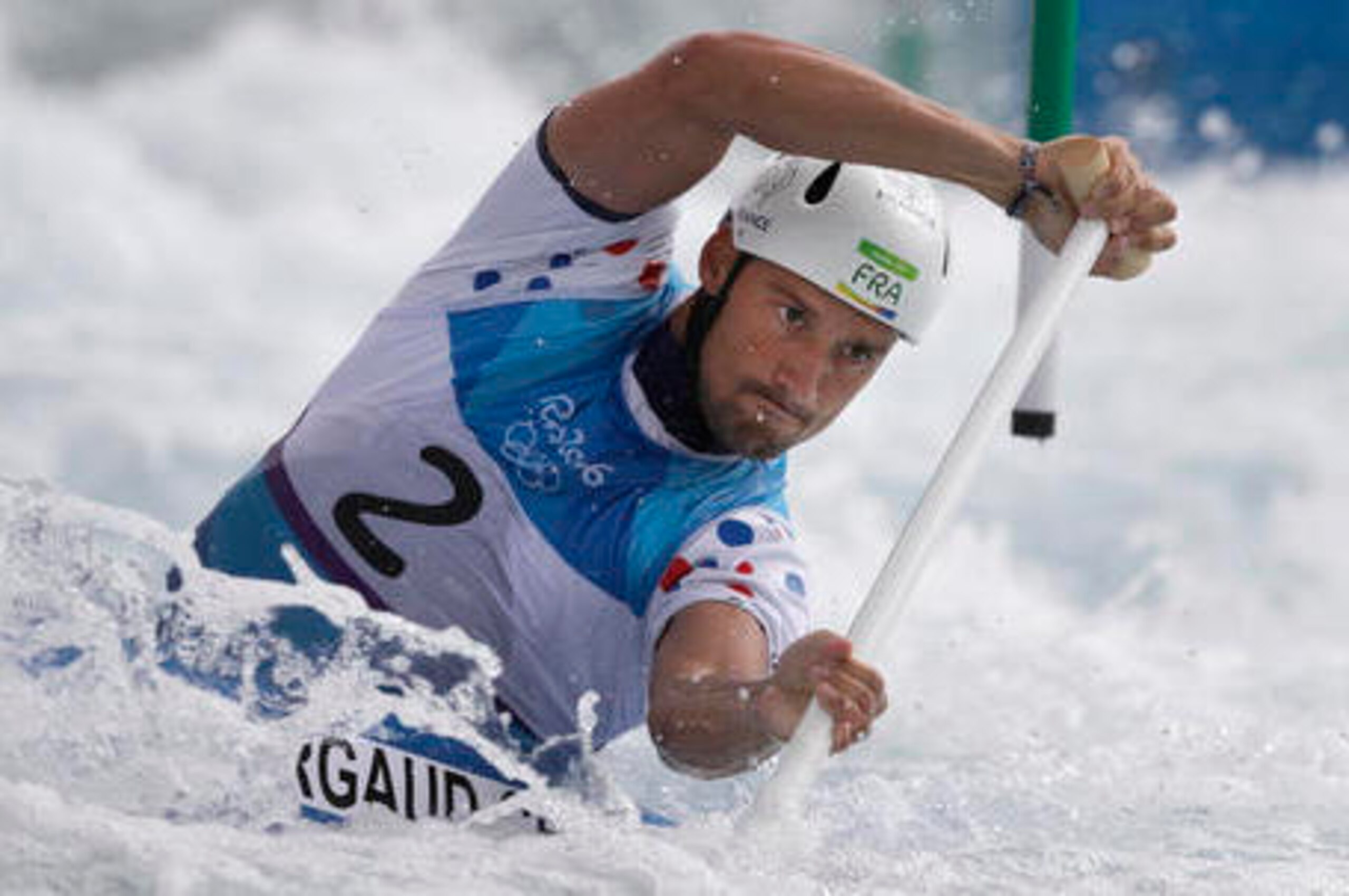 Chanut stayed strong in the slalom.