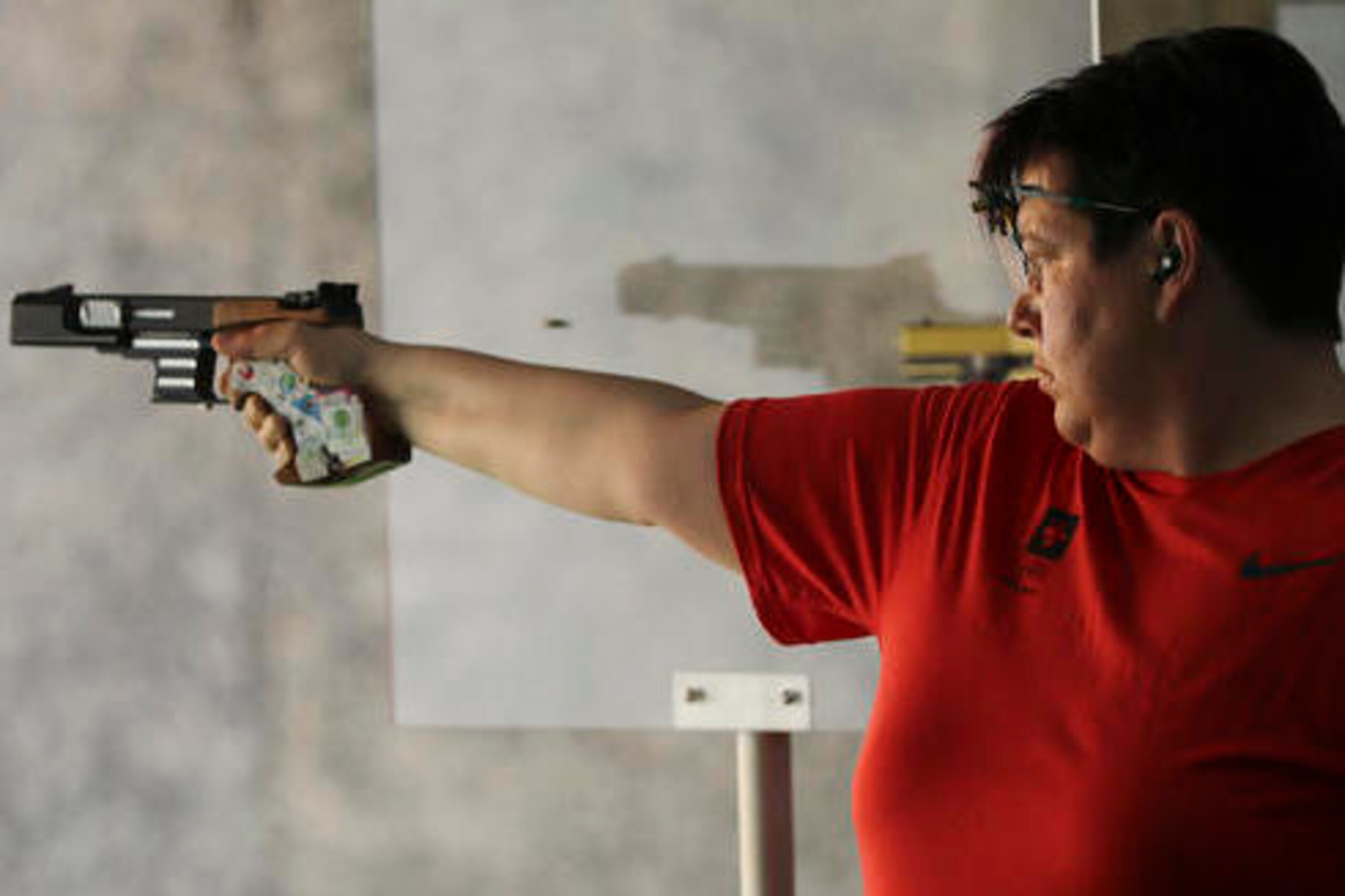 Gerber produced some confident shooting. Gerber produced some confident shooting.