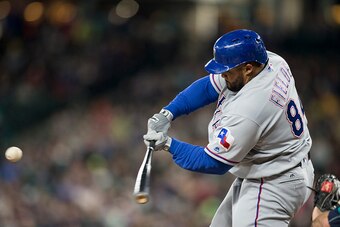 SEATTLE, WA - JUNE 10: Prince Fielder #84 takes a swing during a game against the Seattle Mariners at Safeco Field on June 10, 2016 in Seattle, Washington. The Mariners won the game 7-5. (Photo by Stephen Brashear/Getty Images)