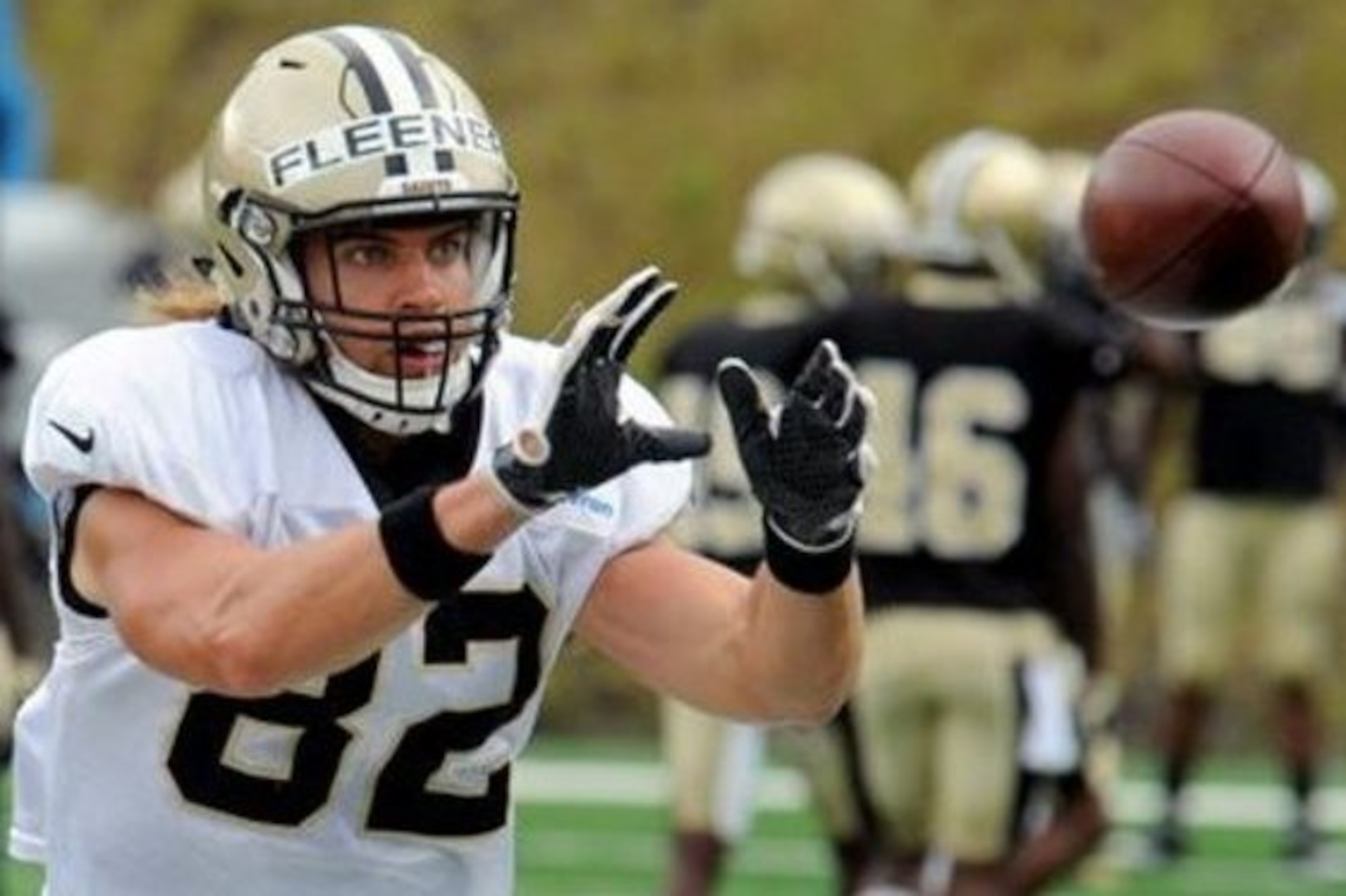 Saints TE Coby Fleener Saints TE Coby Fleener