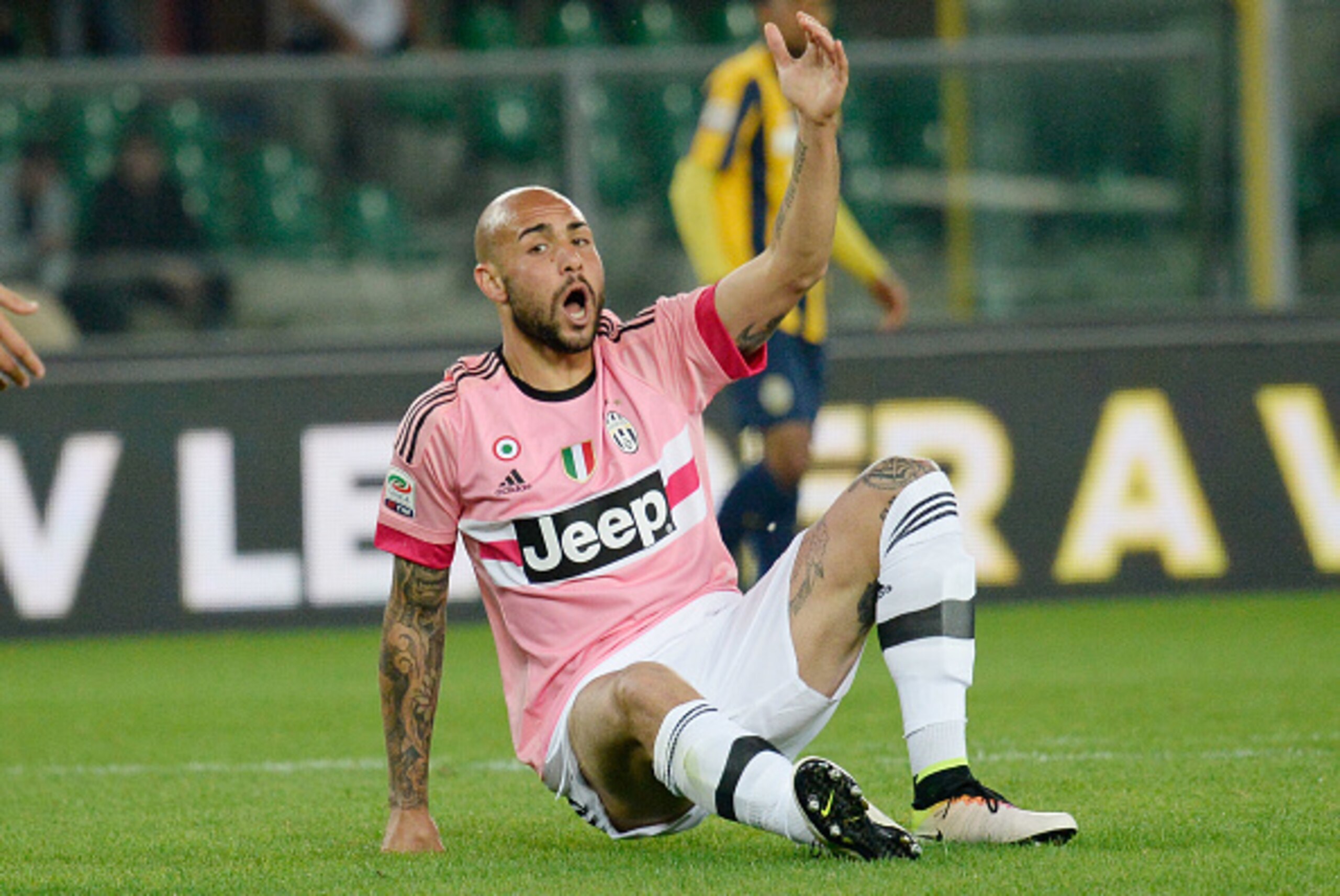 VERONA, ITALY - MAY 08:  Simone Zaza of Juventus FC reacts during the Serie A match between Hellas Verona FC and Juventus FC at Stadio Marc'Antonio Bentegodi on May 8, 2016 in Verona, Italy.  (Photo by Dino Panato/Getty Images)