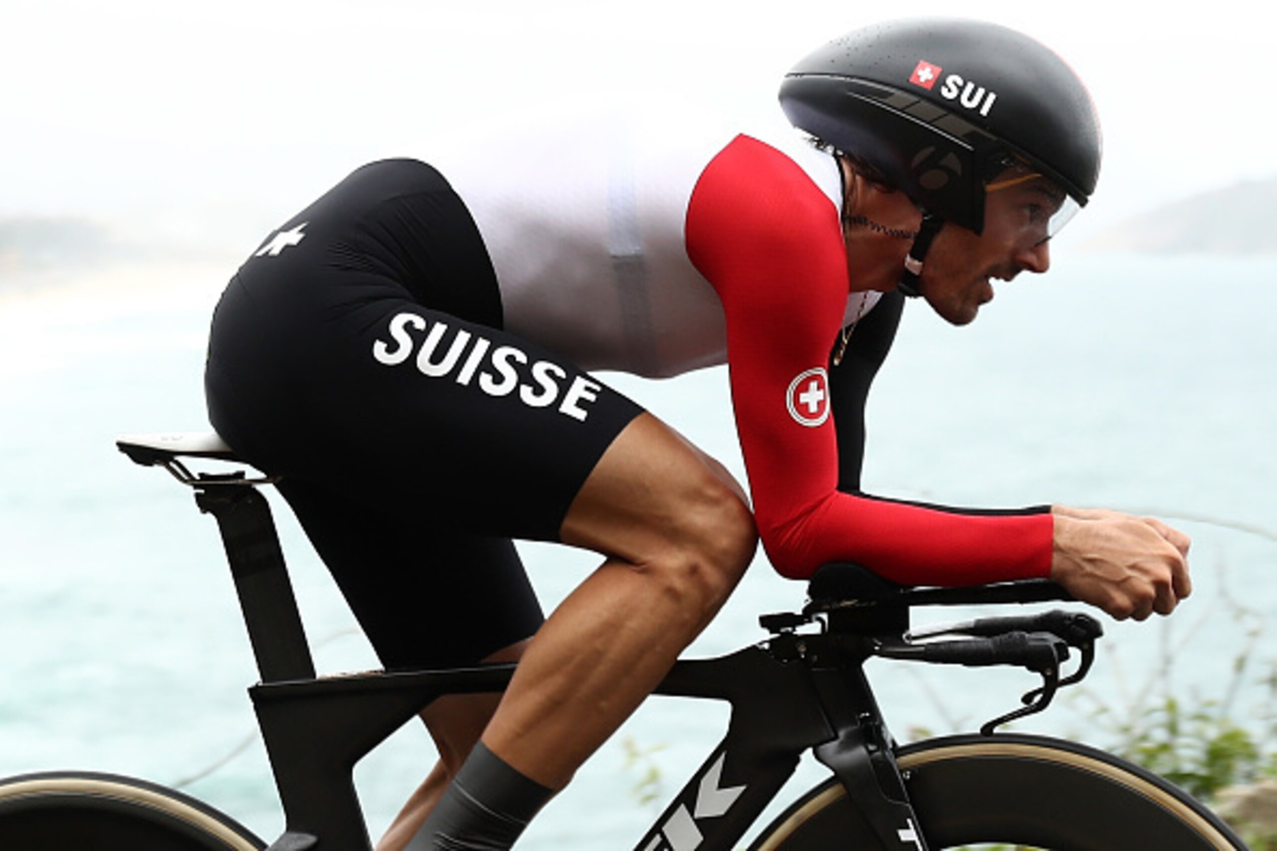 RIO DE JANEIRO, BRAZIL - AUGUST 10:  Fabian Cancellara of Switzerland competes in the Cycling Road Men's Individual Time Trial on Day 5 of the Rio 2016 Olympic Games at Pontal on August 10, 2016 in Rio de Janeiro, Brazil.  (Photo by Bryn Lennon/Getty Imag