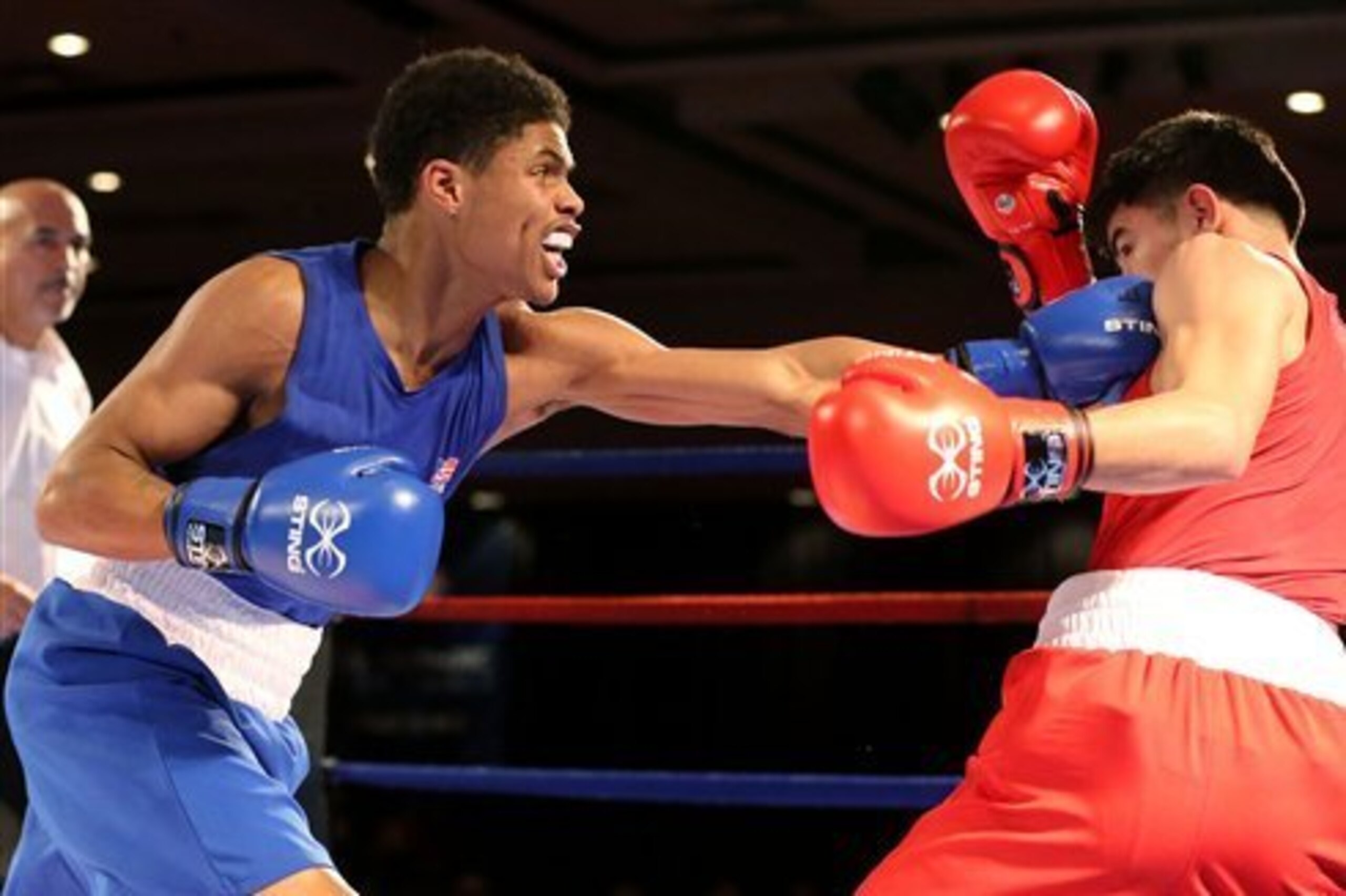 Shakur Stevenson (left)