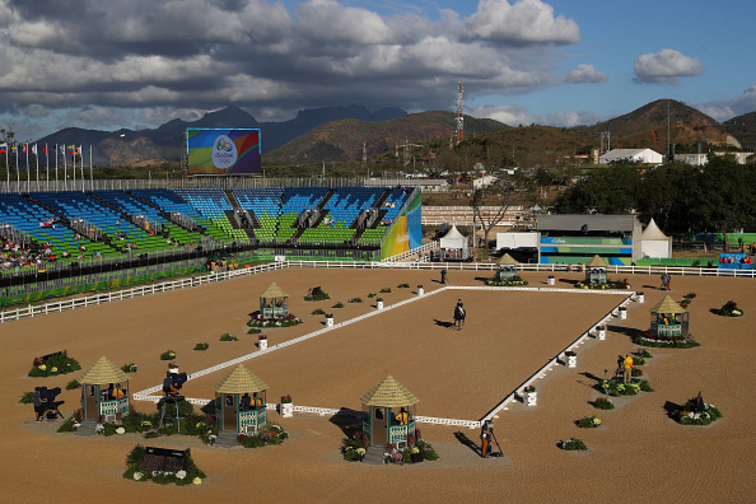 RIO DE JANEIRO, BRAZIL - AUGUST 11:  Isabell Werth of Germany riding Weihegold Old competes in the Mens/Womens Team Dressage Grand Prix event on Day 6 of the Rio 2016 Olympic Games at the Olympic Equestrian Centre on August 11, 2016 in Rio de Janeiro, Bra