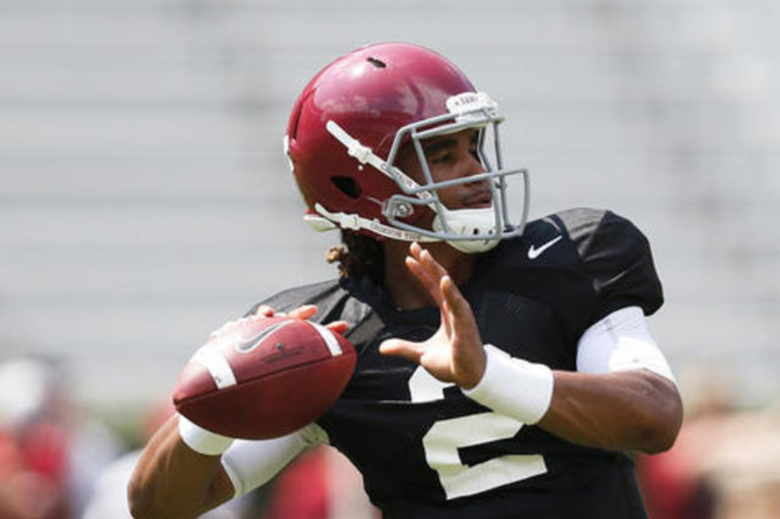 Freshman quarterback Jalen Hurts has quickly become a favorite among Crimson Tide fans.
