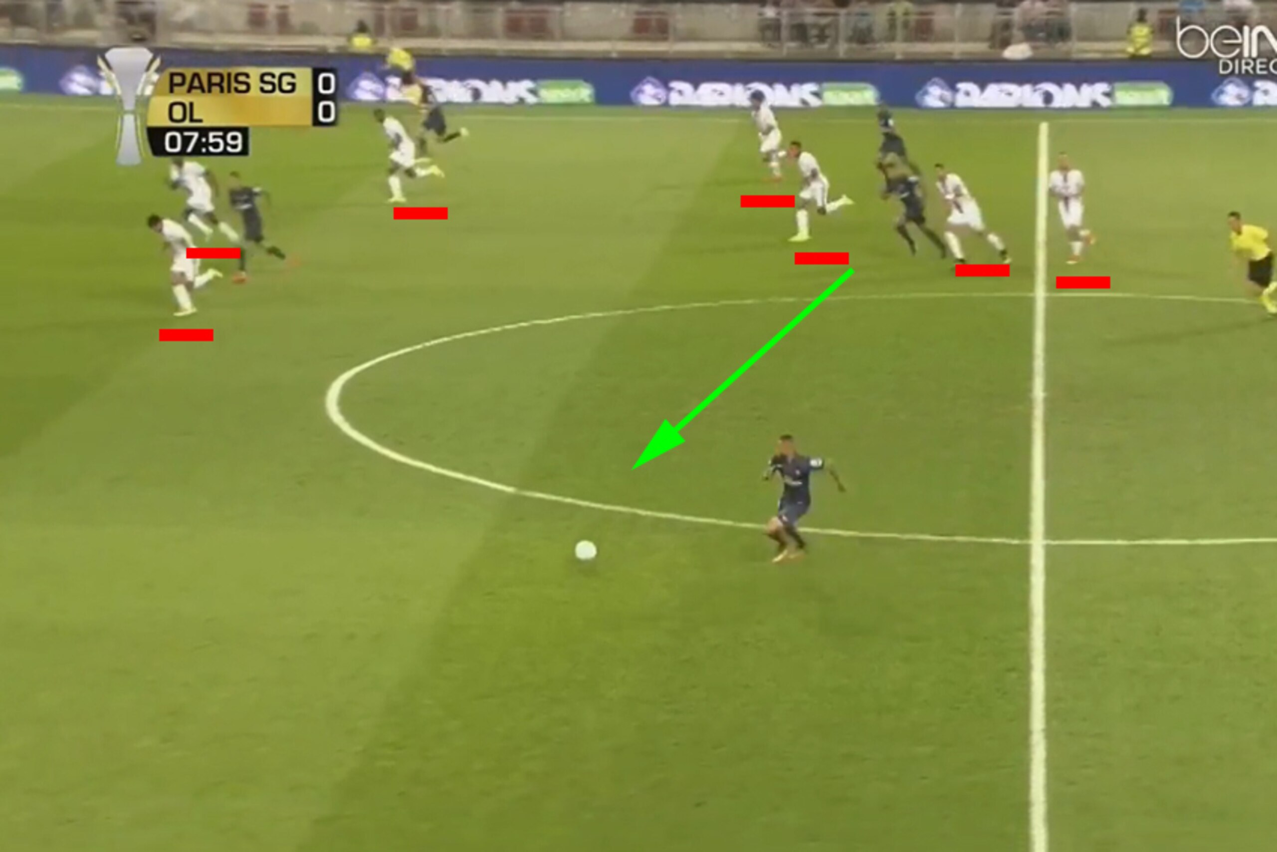 Kurzawa adds a new dimension to the PSG attack.