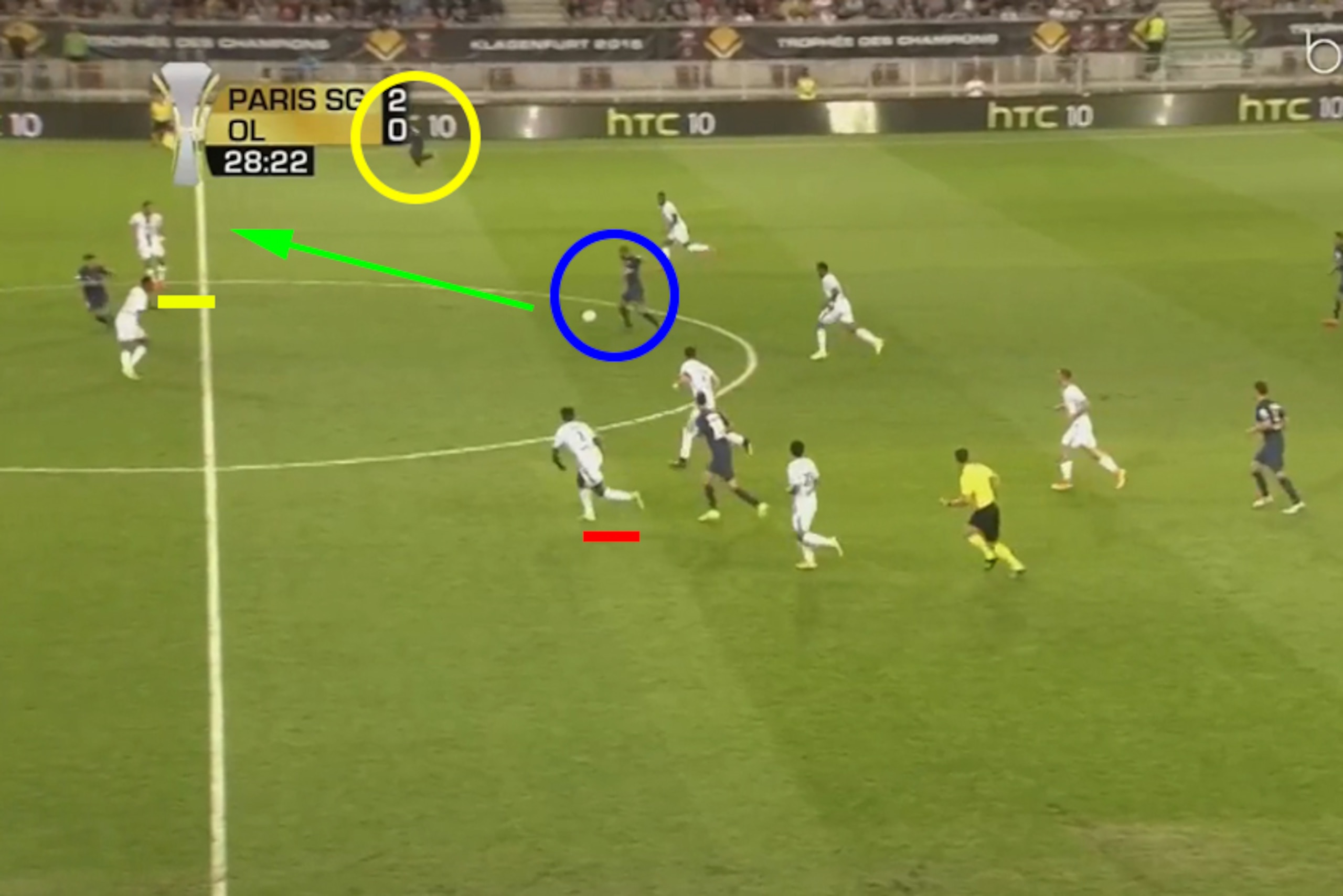 Lyon played far too high a line against PSG.