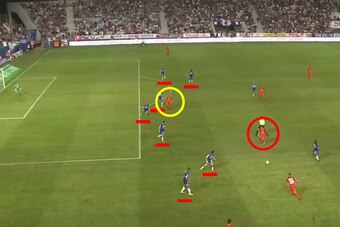 Bastia switched off for just one attack. Bastia switched off for just one attack.
