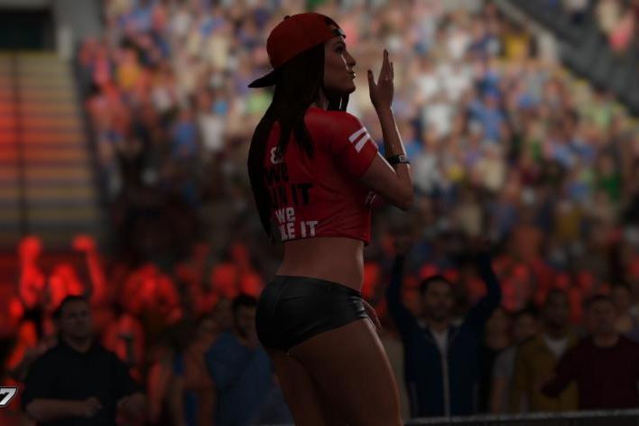 Screenshot of Nikki Bella.