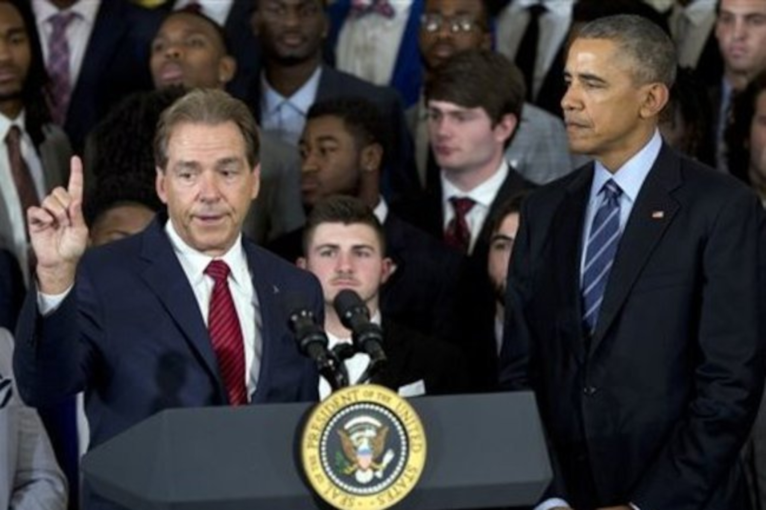 Alabama's trips to the White House have become a regular occurrence under Nick Saban.