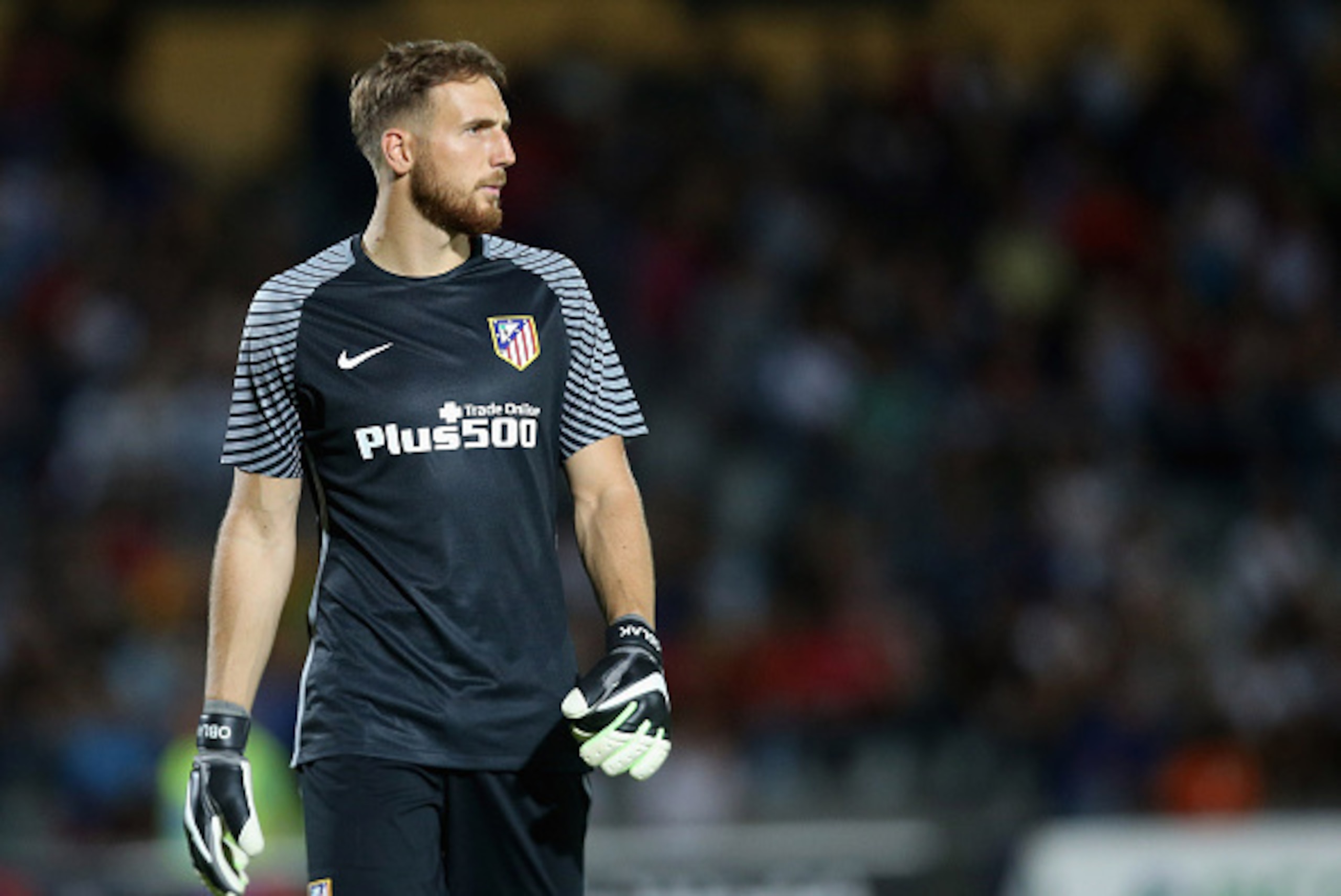 COSENZA, ITALY - AUGUST 06: Jan Oblak of Atletico de Madrid during pres-season friendly match between FC Crotone and Club Atletico de Madrid at Stadio Comunale Gigi Marulla on August 6, 2016 in Cosenza, Italy.  (Photo by Maurizio Lagana/Getty Images)