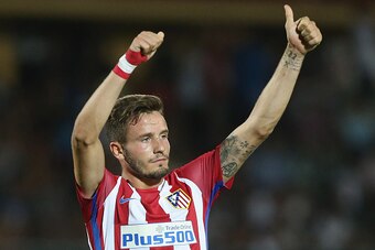 COSENZA, ITALY - AUGUST 06:  Saul Niguez of Atletico de Madrid during pres-season friendly match between FC Crotone and Club Atletico de Madrid at Stadio Comunale Gigi Marulla on August 6, 2016 in Cosenza, Italy.  (Photo by Maurizio Lagana/Getty Images)