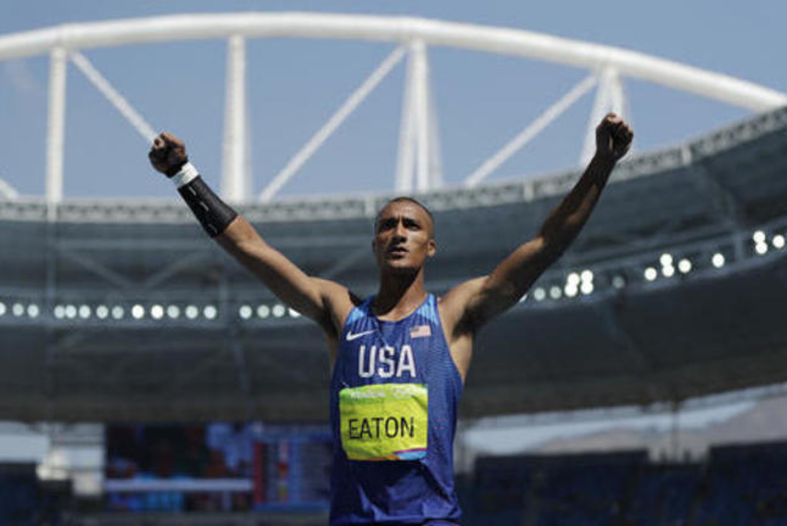 American decathlete Ashton Eaton