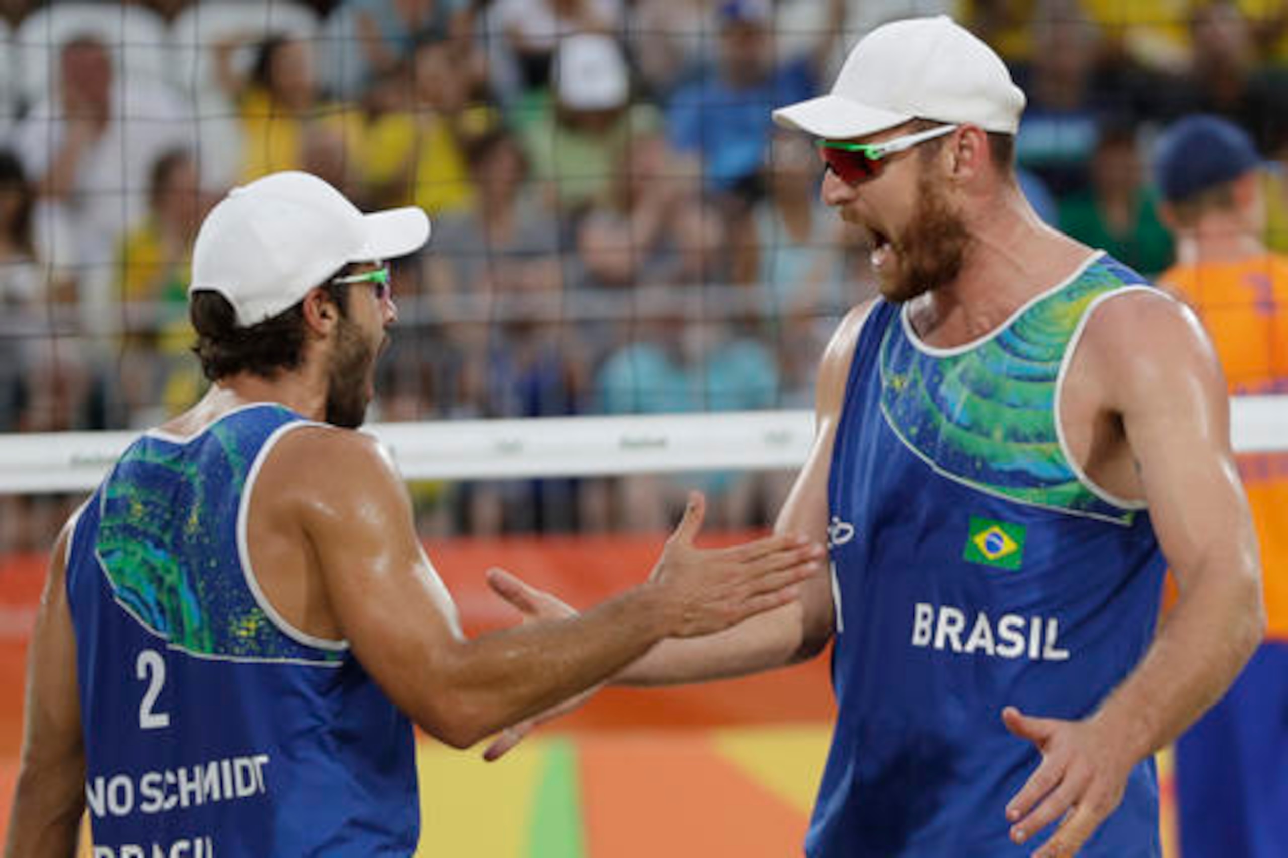 Bruno Schmidt and Alison Cerutti have rebounded perfectly after a surprising preliminary round loss.