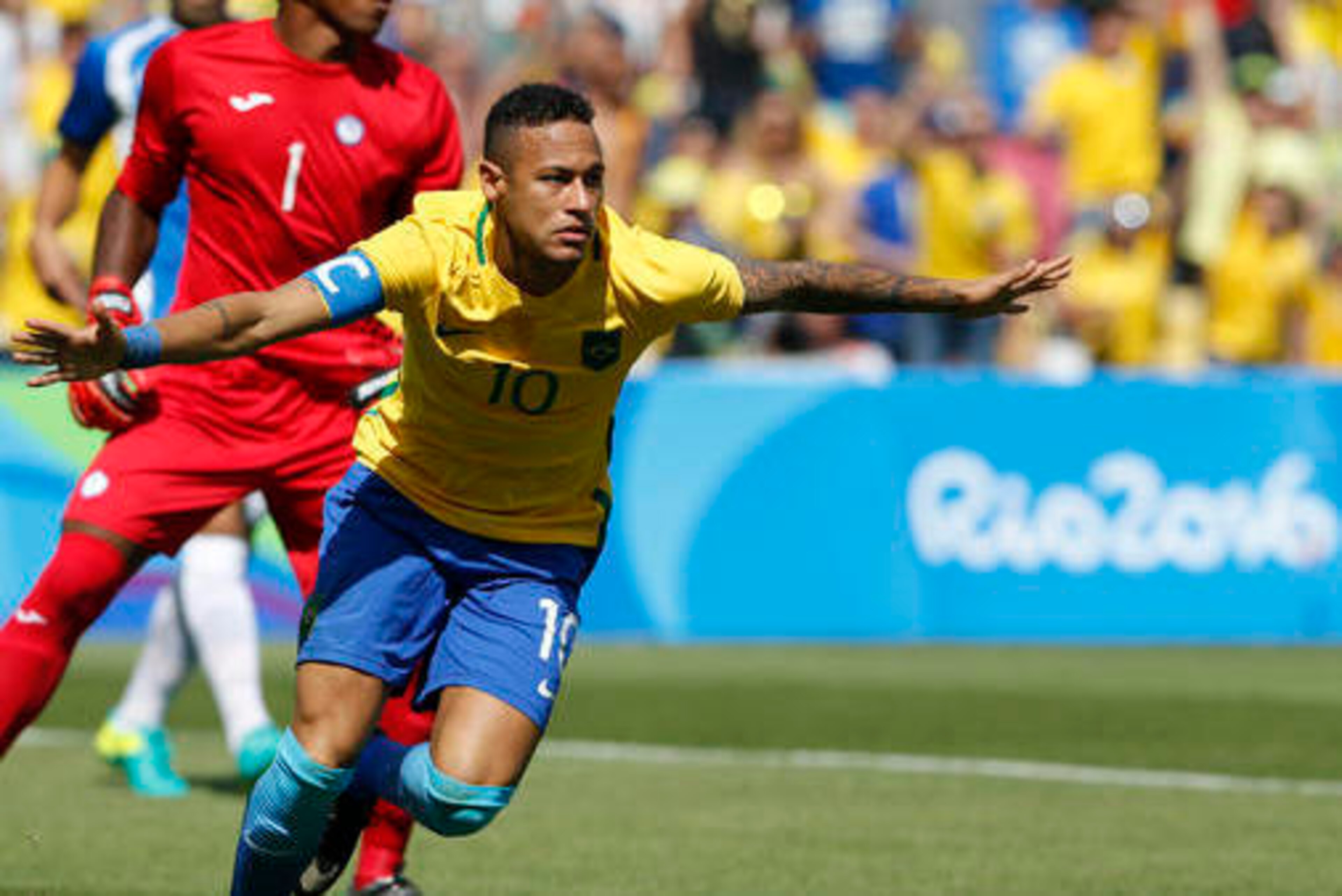Brazil faces Germany in men's soccer gold-medal match