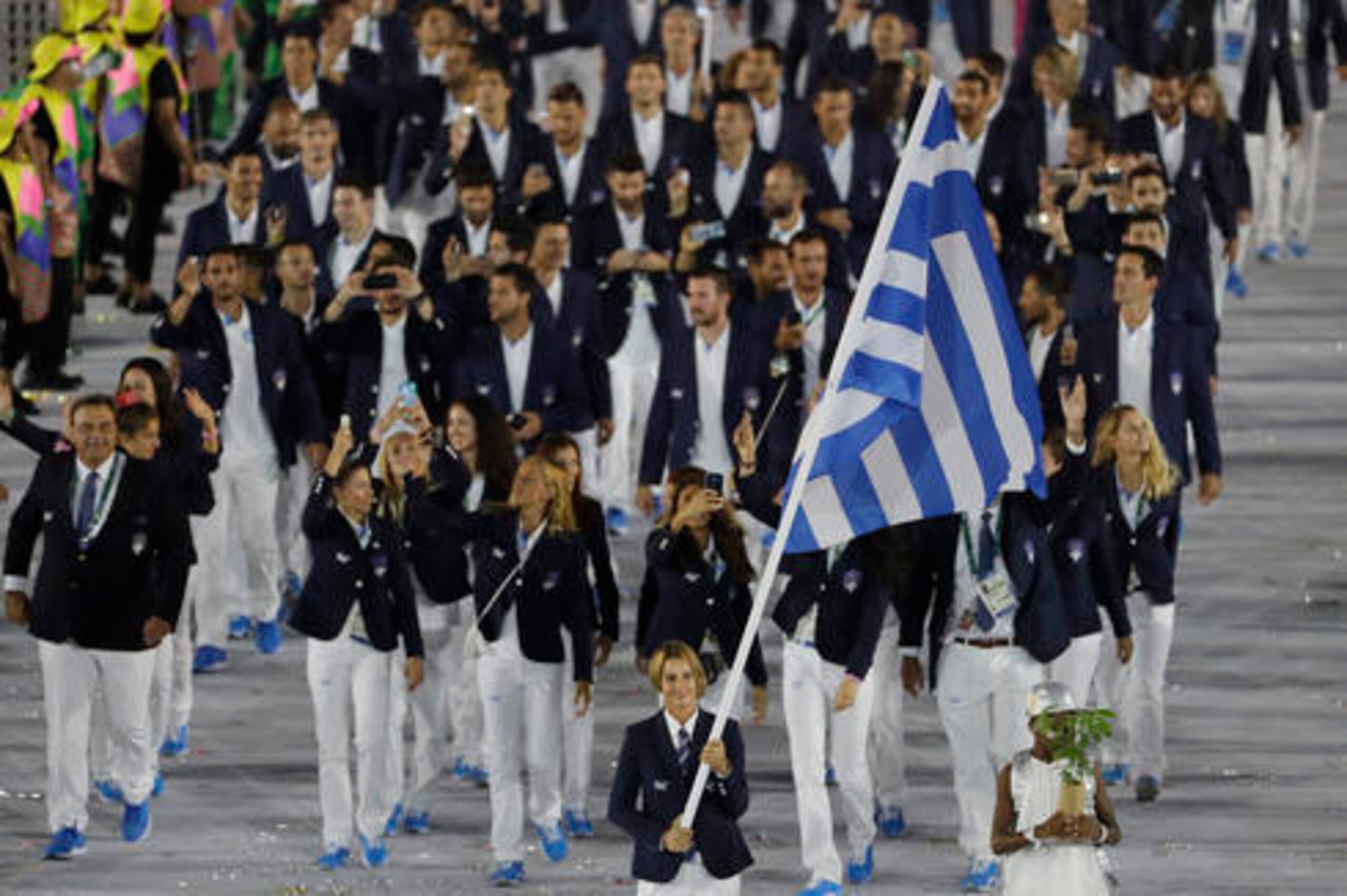 Greece's national anthem will be performed. Greece's national anthem will be performed.