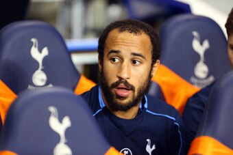 LONDON, ENGLAND - NOVEMBER 02:  Andros Townsend of Tottenham Hotspur sits on the bench before the Barclays Premier League match between Tottenham Hotspur and Aston Villa at White Hart Lane on November 2, 2015 in London, England.  (Photo by Catherine Ivill