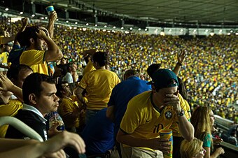 Fans agonize over Brazil's inability to put Germany away during the gold-medal match.