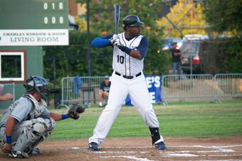 Jova, seen here with the Pacifics, teased five-tool potential before signing with the Toronto Blue Jays organization.