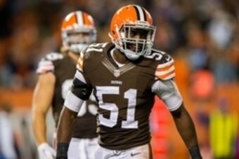 Oct 26, 2014; Cleveland, OH, USA; Cleveland Browns outside linebacker Barkevious Mingo (51) at FirstEnergy Stadium. Mandatory Credit: Ken Blaze-USA TODAY Sports