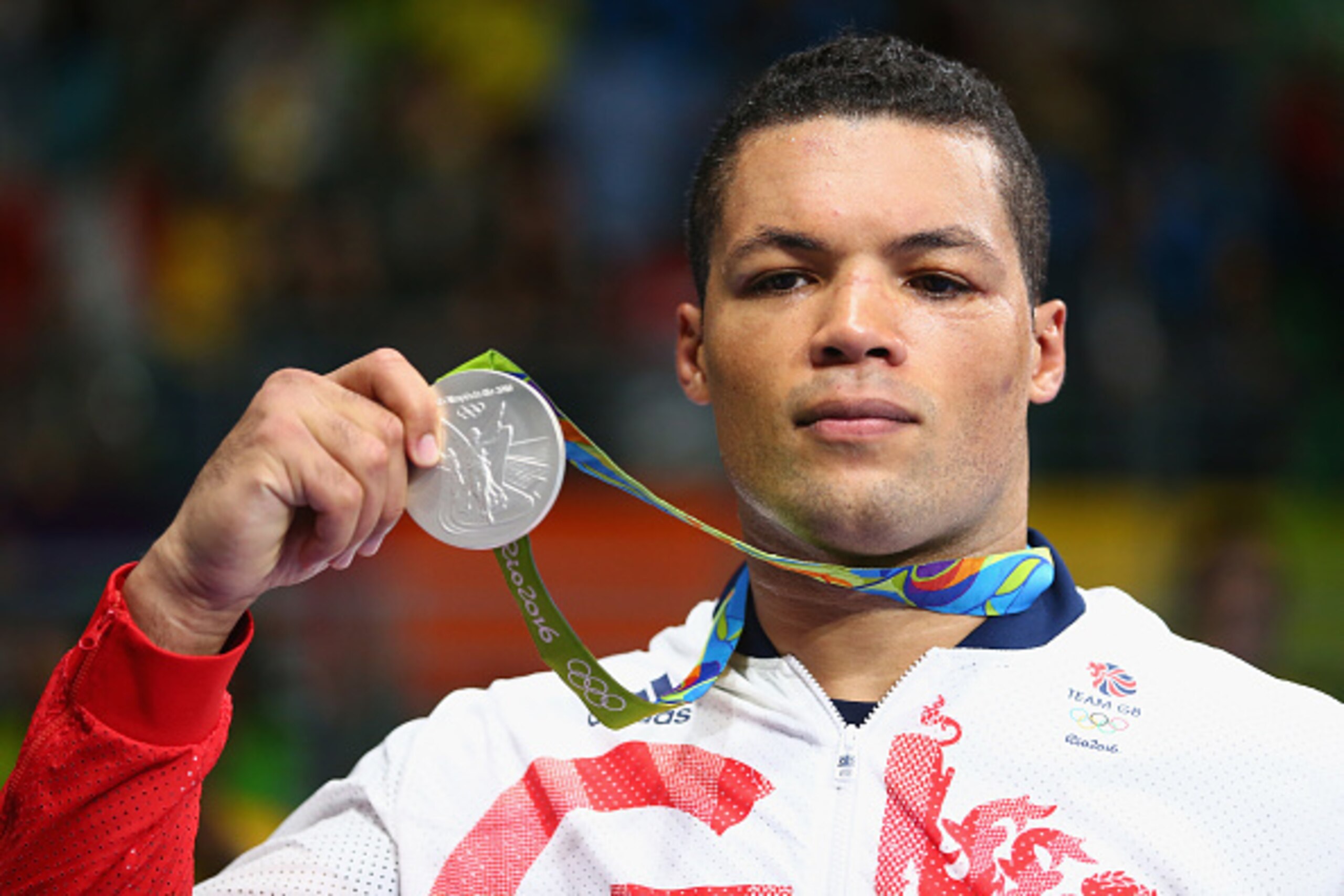 RIO DE JANEIRO, BRAZIL - AUGUST 21:  Silver medalist Joe Joyce of Great Britain poses on the podium during the medal ceremony for the Men's Boxing Super Heavy (+91kg) on Day 16 of the Rio 2016 Olympic Games at Riocentro - Pavilion 6 on August 21, 2016 in 