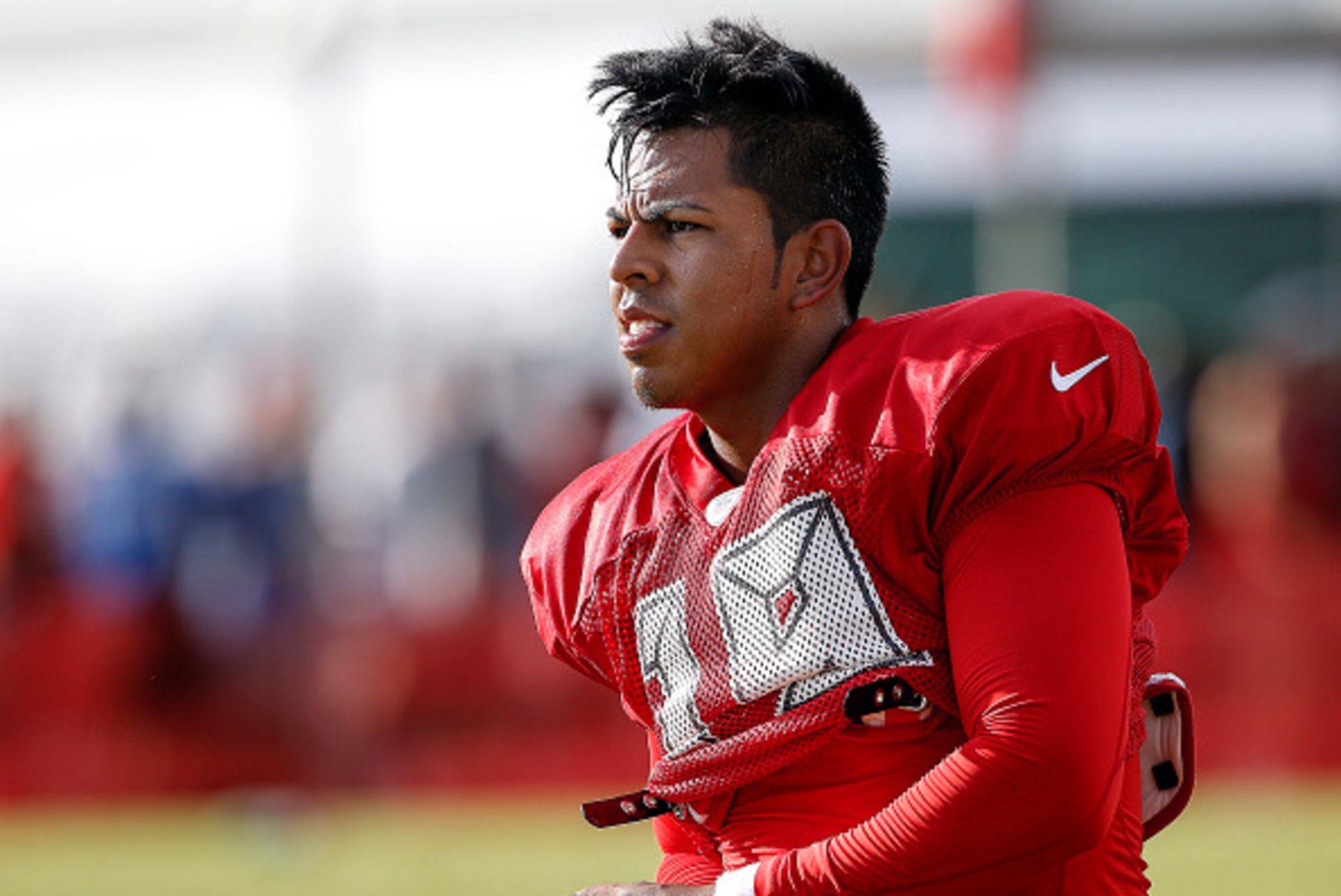 TAMPA, FL - JULY 30: Kicker Roberto Aguayo #19 of the Tampa Bay Buccaneers warms up before Training Camp at One Buc Place on July 30, 2016 in Tampa, Florida. (Photo by Don Juan Moore/Getty Images) TAMPA, FL - JULY 30: Kicker Roberto Aguayo #19 of the Tampa Bay Buccaneers warms up before Training Camp at One Buc Place on July 30, 2016 in Tampa, Florida. (Photo by Don Juan Moore/Getty Images)