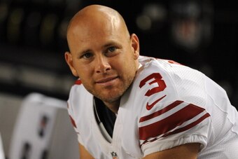 PITTSBURGH, PA - AUGUST 10:  Kicker Josh Brown #3 of the New York Giants looks on from the sideline during a preseason game against the Pittsburgh Steelers at Heinz Field on August 10, 2013 in Pittsburgh, Pennsylvania.  The Giants defeated the Steelers 18
