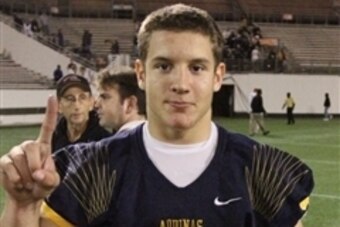 Nick Bosa during his freshman season at St. Thomas Aquinas.