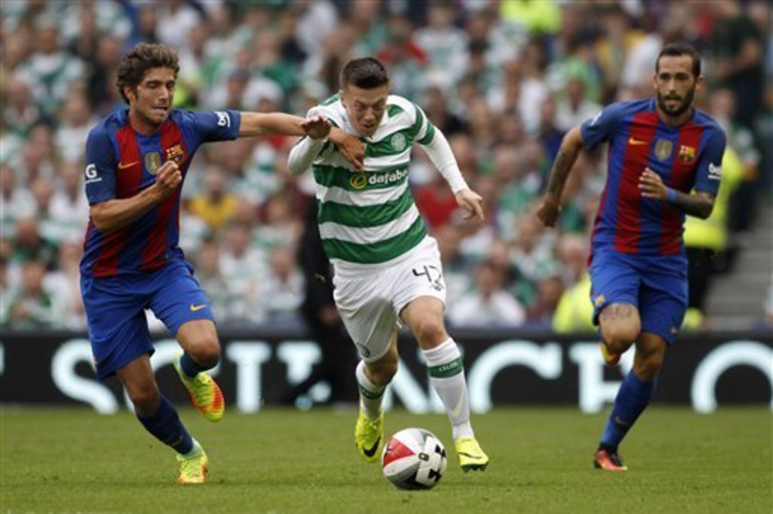 Barcelona beat Celtic in a pre-season friendly.
