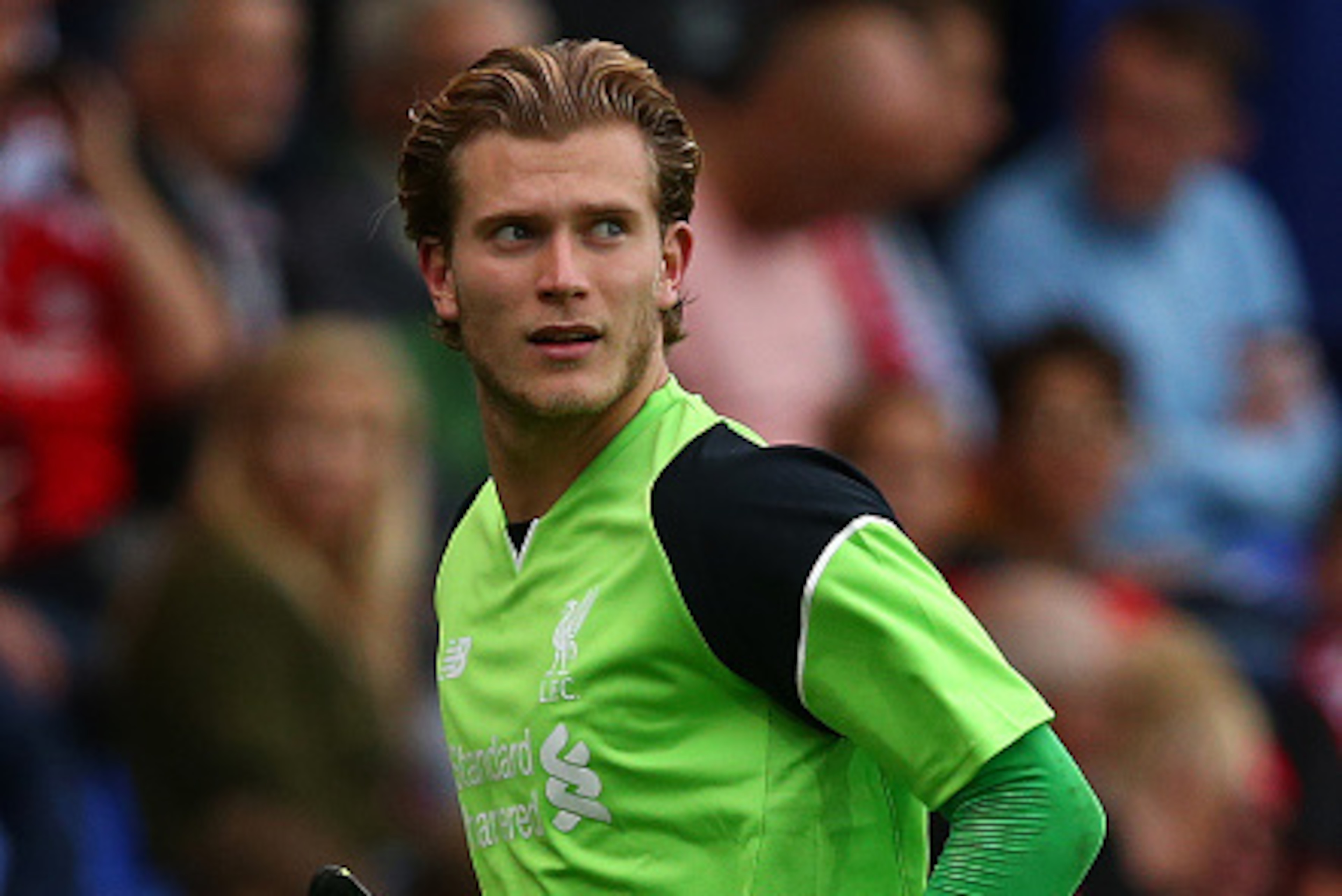 BIRKENHEAD, ENGLAND - JULY 08: Loris Karius of Liverpool during the Pre-Season Friendly match between Tranmere Rovers and Liverpool at Prenton Park on July 8, 2016 in Birkenhead, England. (Photo by Dave Thompson/Getty Images)