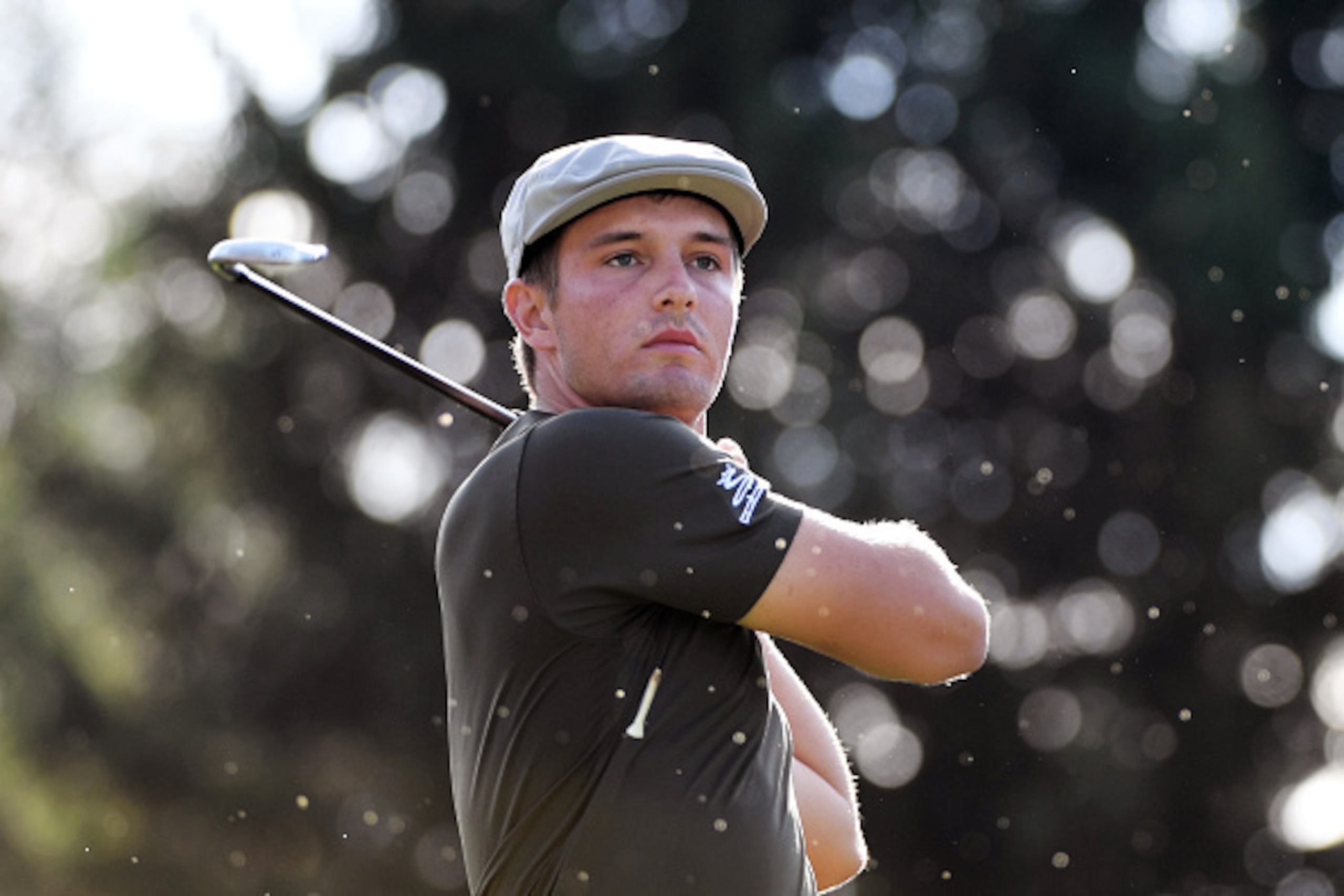 CRANS-MONTANA, SWITZERLAND - SEPTEMBER 01: Bryson DeChambeau of the United States hits his tee shot on the 16th hole during the first round of the Omega European Masters at Crans-sur-Sierre Golf Club on September 1, 2016 in Crans-Montana, Switzerland. ( CRANS-MONTANA, SWITZERLAND - SEPTEMBER 01: Bryson DeChambeau of the United States hits his tee shot on the 16th hole during the first round of the Omega European Masters at Crans-sur-Sierre Golf Club on September 1, 2016 in Crans-Montana, Switzerland. (