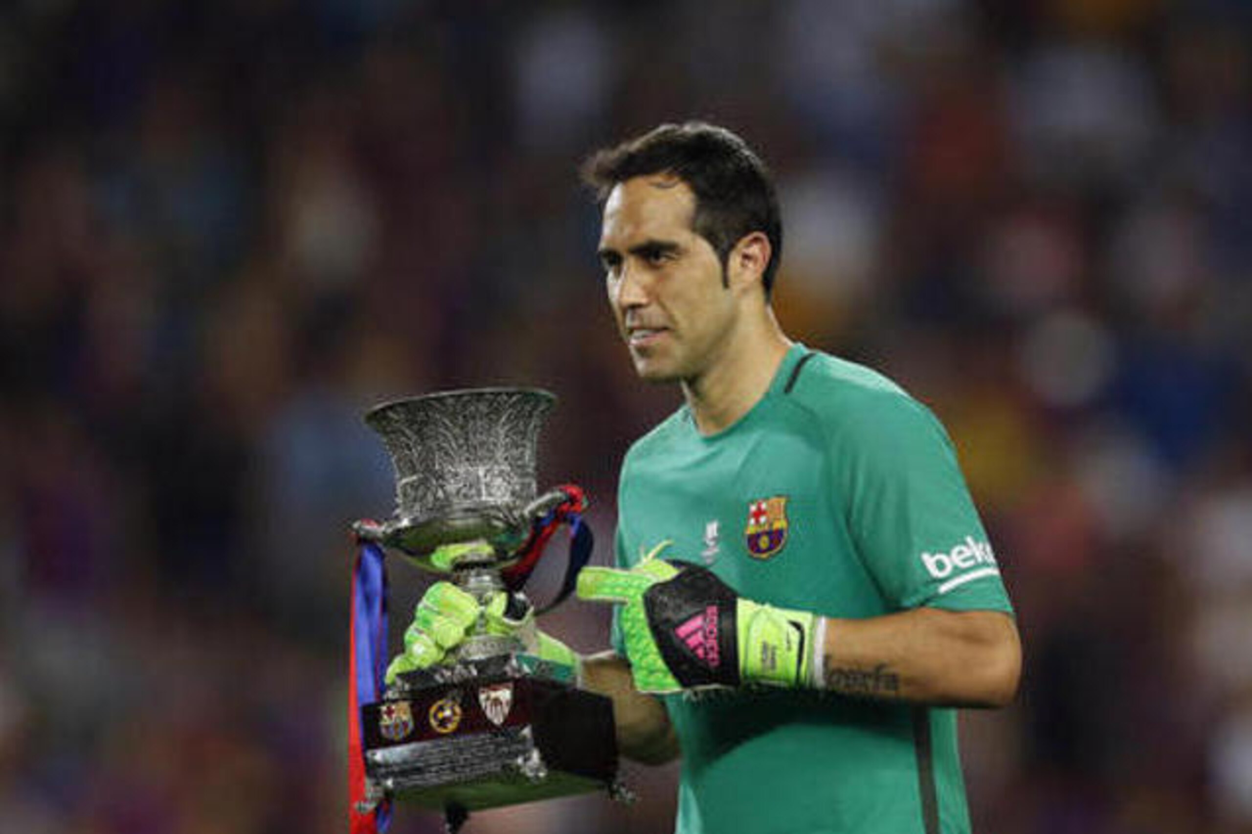 Bravo moved on from Barcelona and signed with Manchester City.
