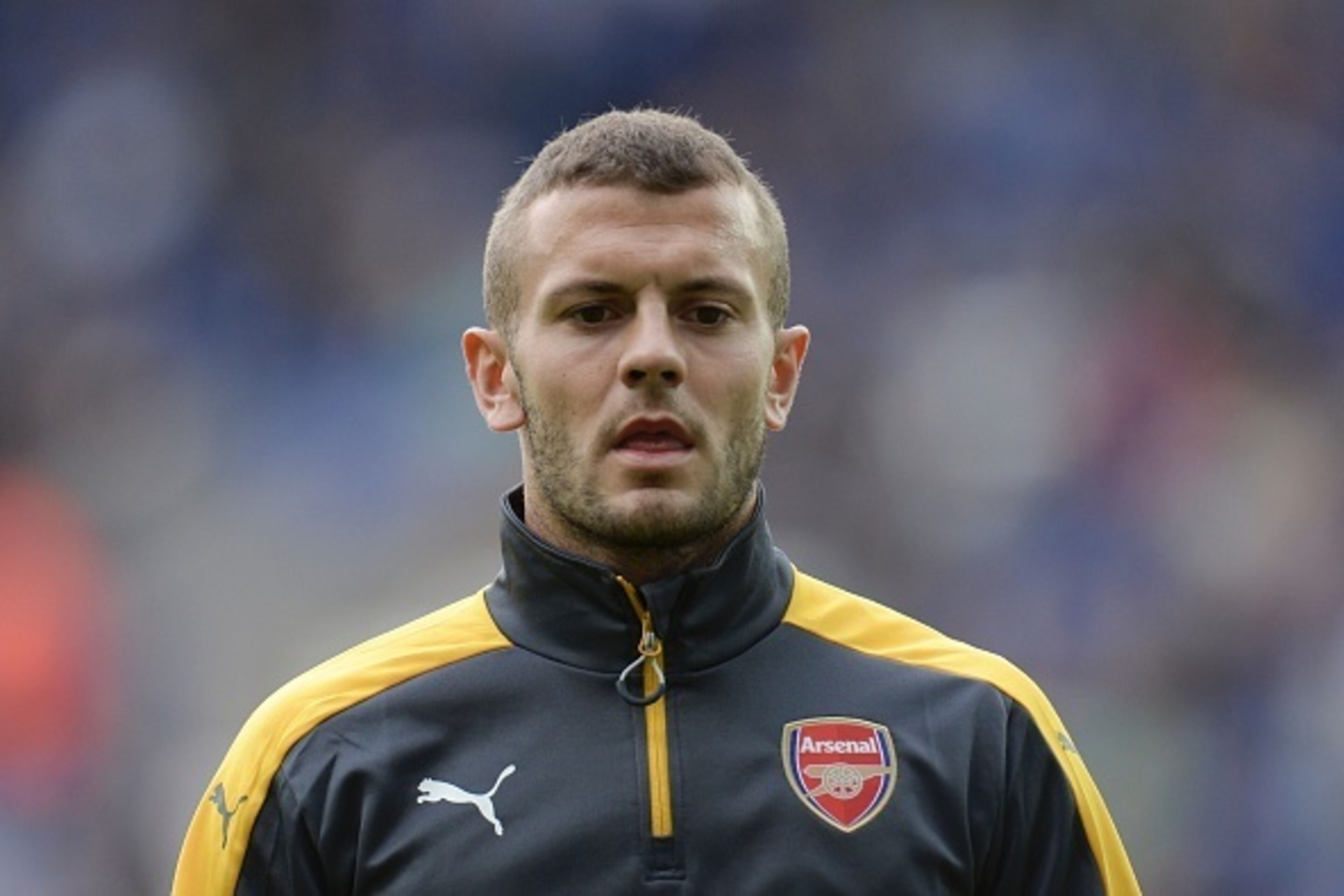 Arsenal's English midfielder Jack Wilshere warms up before the English Premier League football match between Leicester City and Arsenal at King Power Stadium in Leicester, central England on August 20, 2016. / AFP / OLI SCARFF / RESTRICTED TO EDITORIAL US Arsenal's English midfielder Jack Wilshere warms up before the English Premier League football match between Leicester City and Arsenal at King Power Stadium in Leicester, central England on August 20, 2016. / AFP / OLI SCARFF / RESTRICTED TO EDITORIAL US